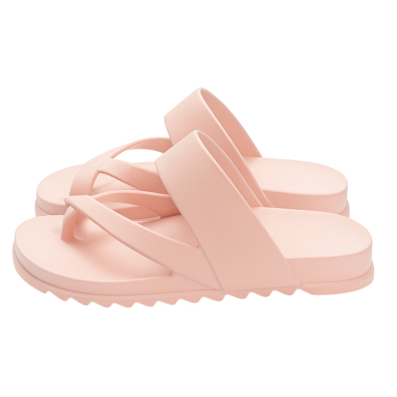 Sandália Rasteirinha Feminina De Dedo Tira Slide Confortável Estilo Papete Casual Moda Praia Verão - 2