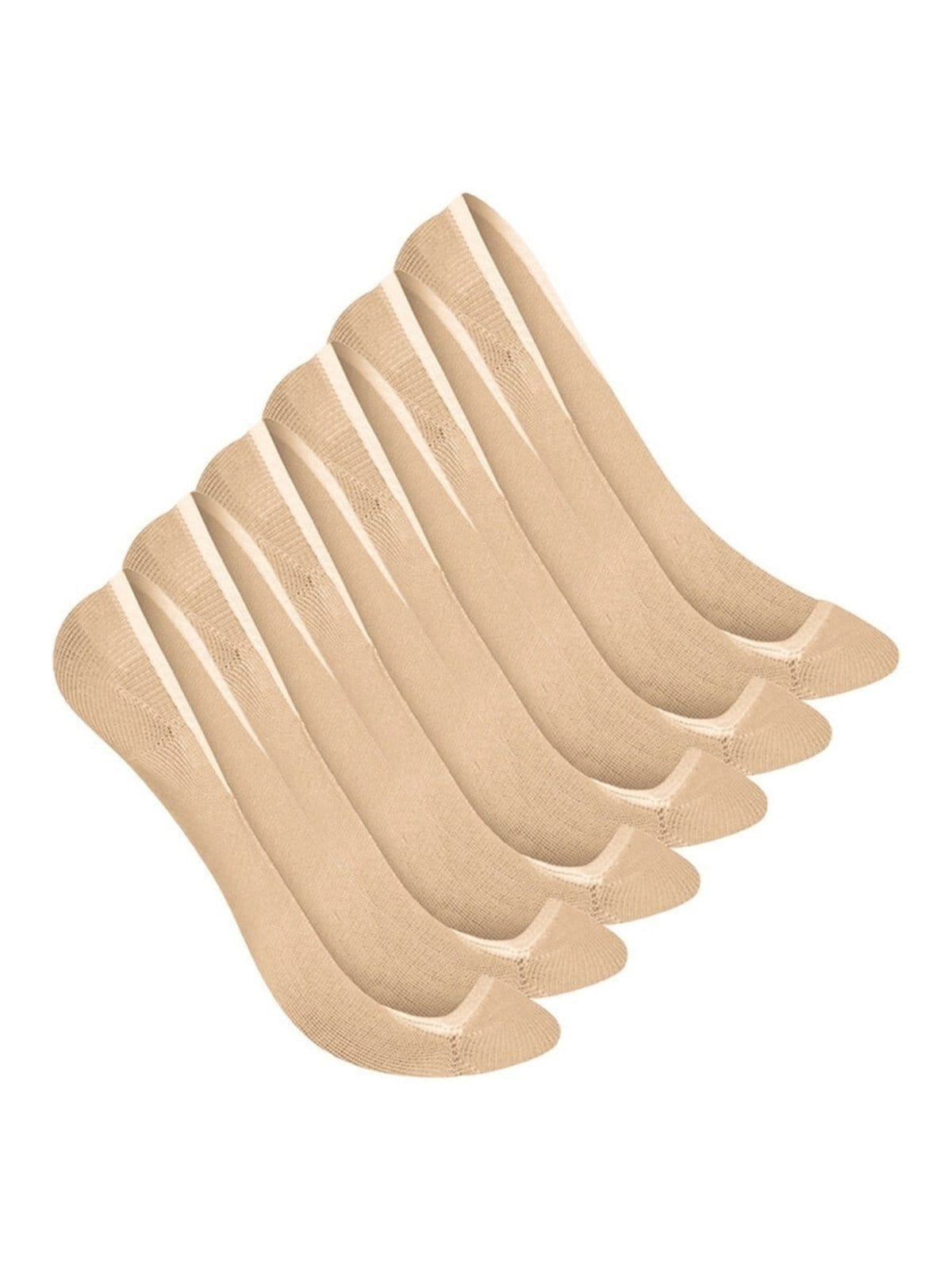 Vista principal Kit 6 Pares de Sapatilhas Selene SELENE bege