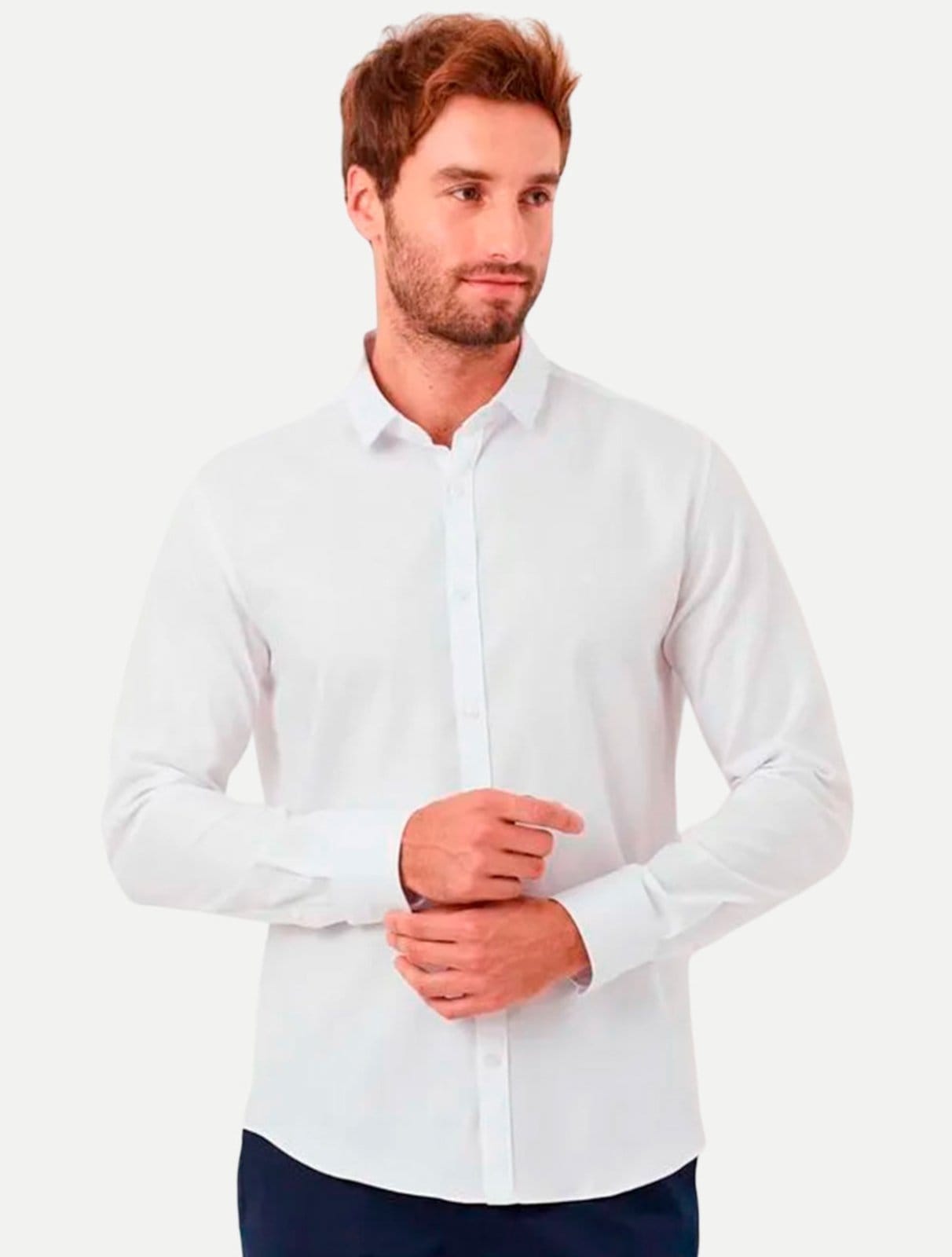 Camisa Original Penguin Social ML Regular BPWF0047 Branca