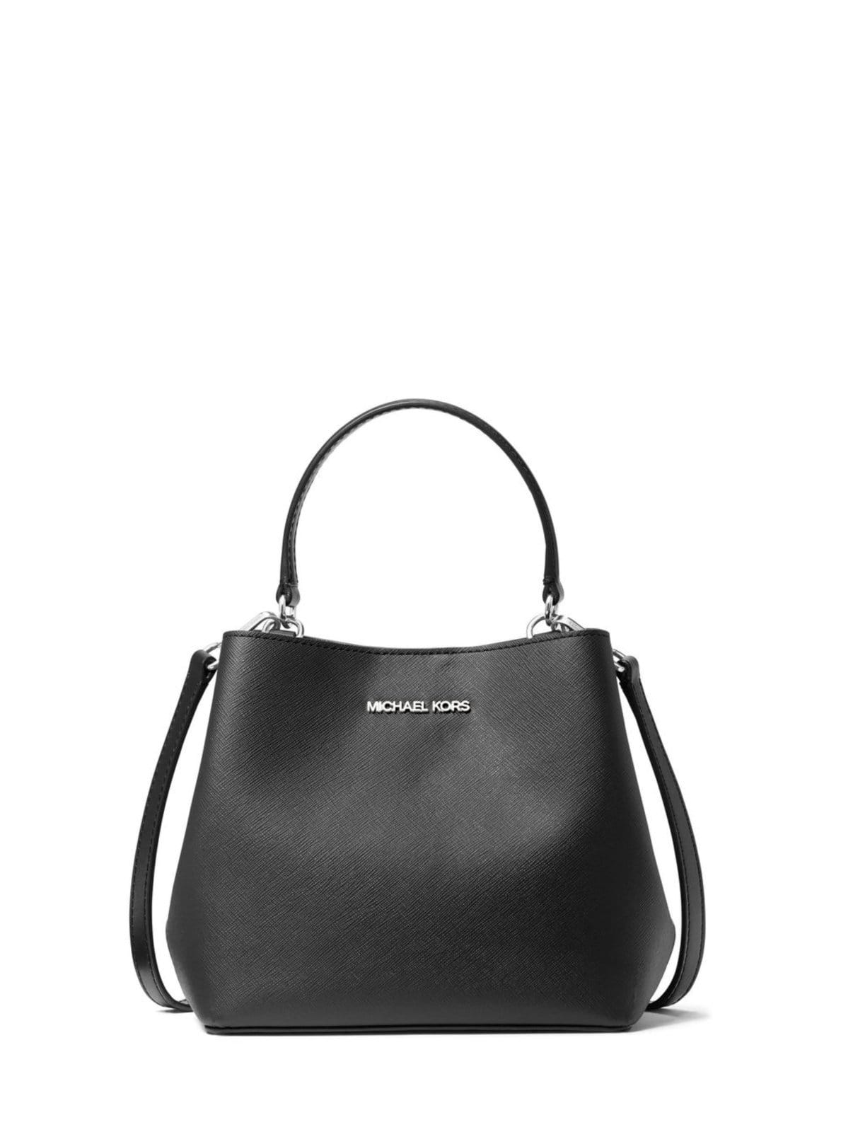 Vista principal Bolsa Tiracolo Pratt Pequena 35S4s3fm5t001 Michael Kors preto