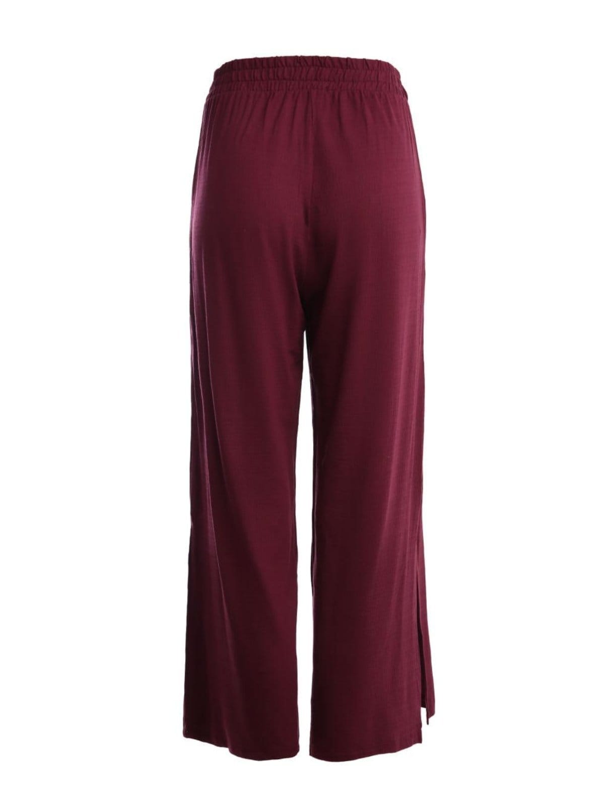 Vista 2 Calça Pantacourt Autentique Feminina BORDO Autentique vermelho