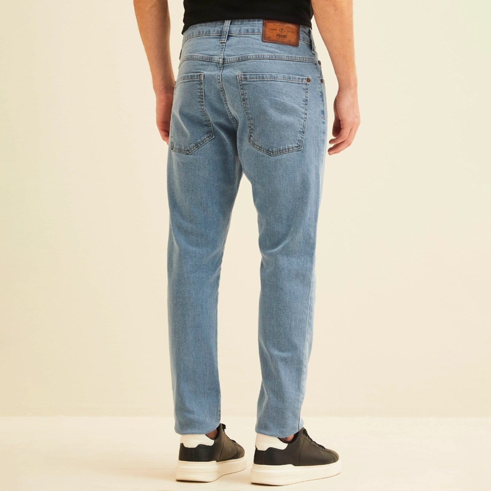 Vista 2 Calça Jeans Forum Alexandre Ve26 Masculino Forum azul