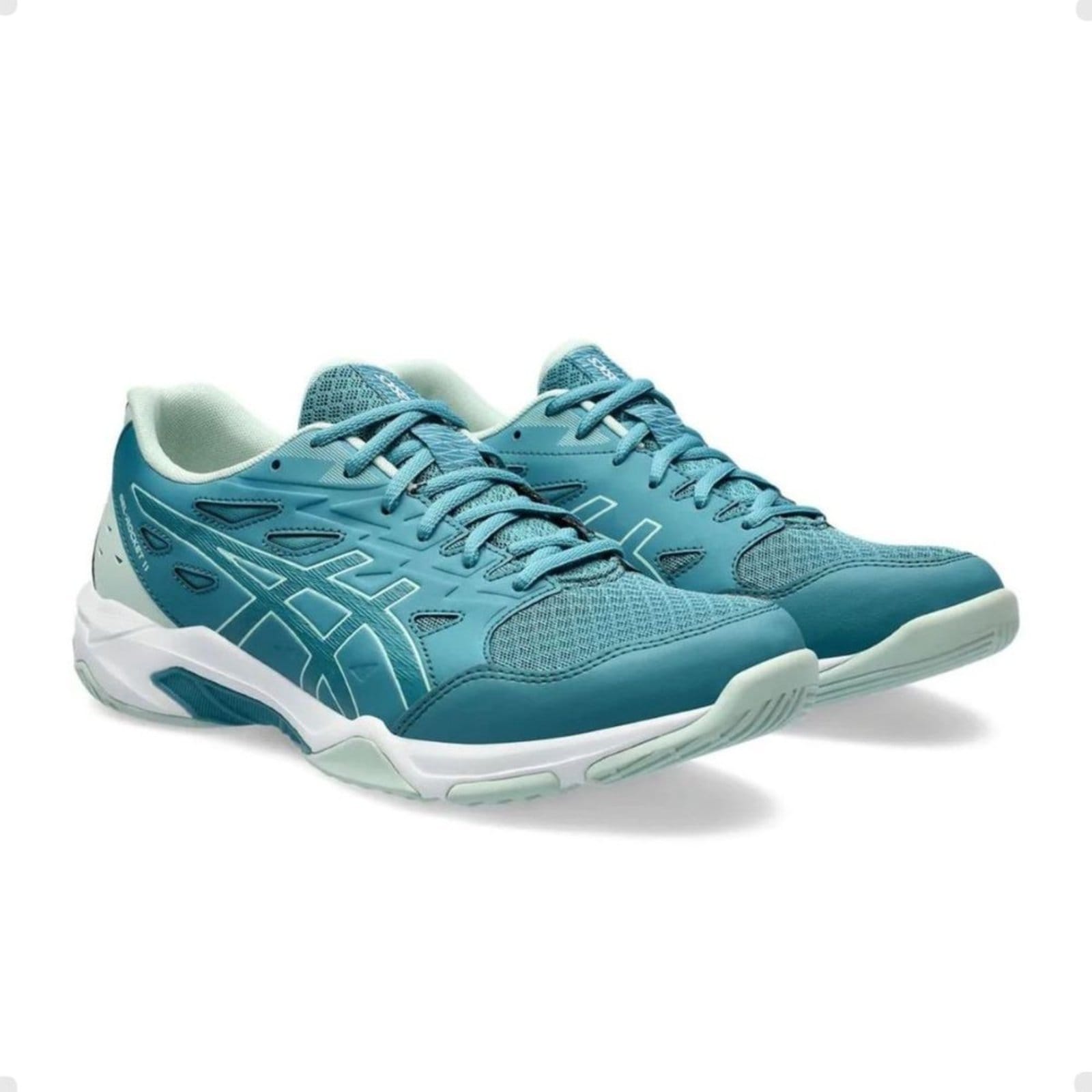Vista 2 Tênis Masculino Vôleyball Asics Gel-Rocket 11 ASICS azul