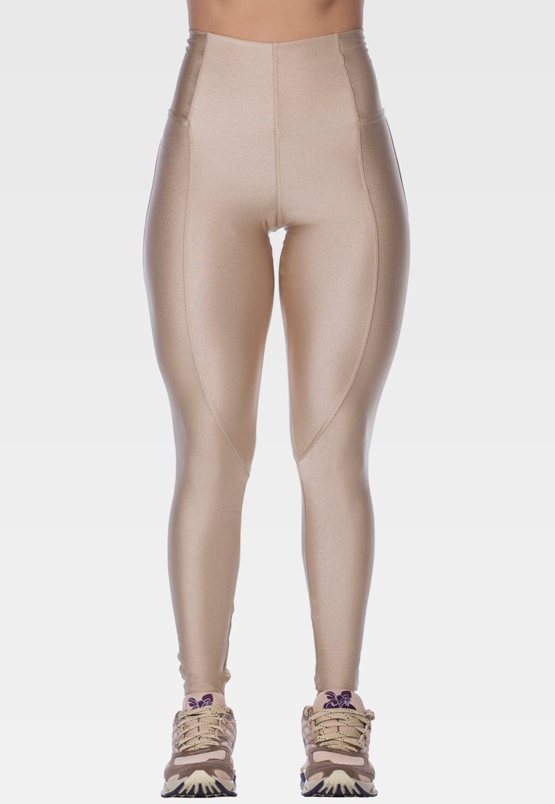 Vista principal Calça Legging Fitness com Cintura Alta Summer Soul Summer Soul bege