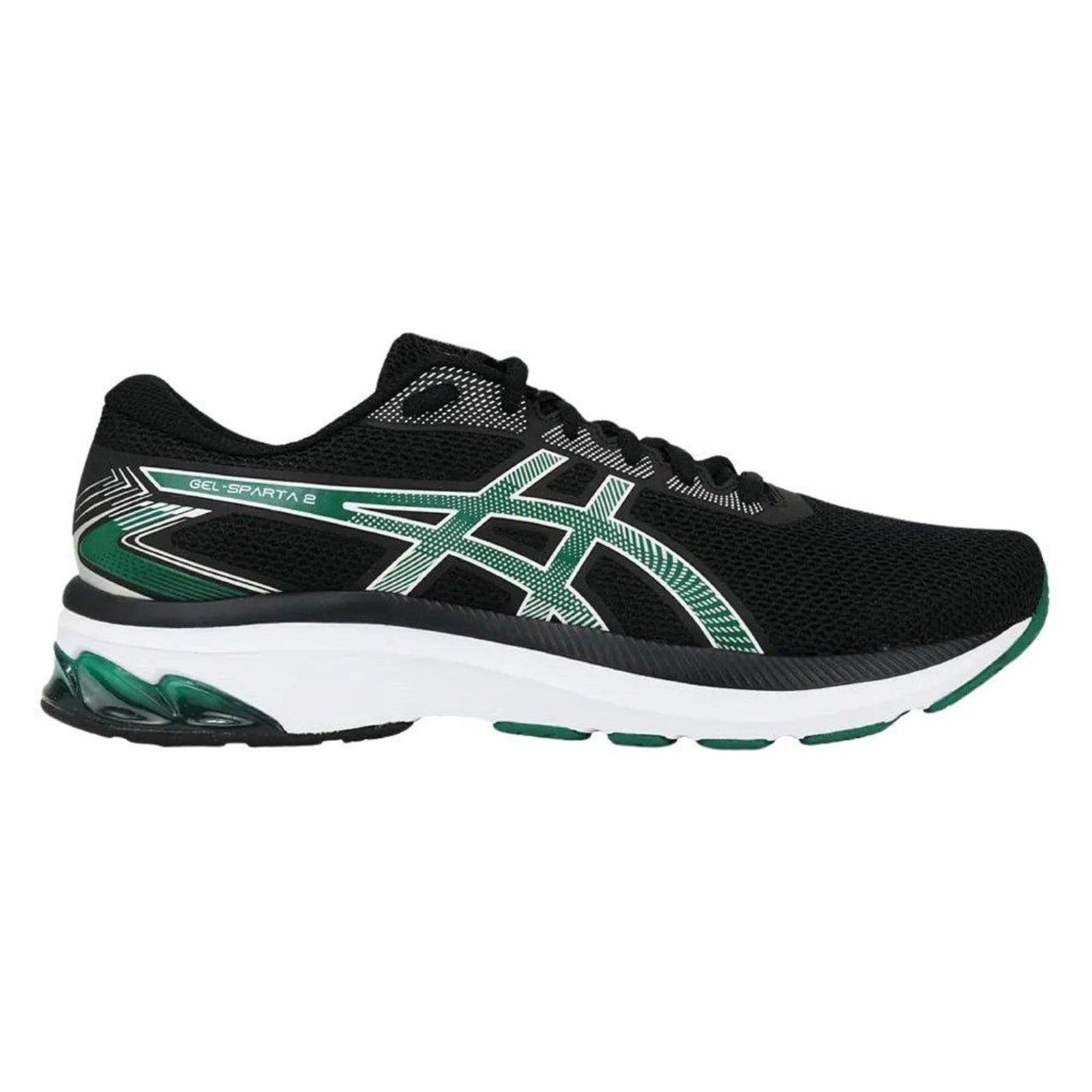 Vista principal Tenis Asics Gel-Sparta 2 Masculino Preto/Verde Preto ASICS preto verde