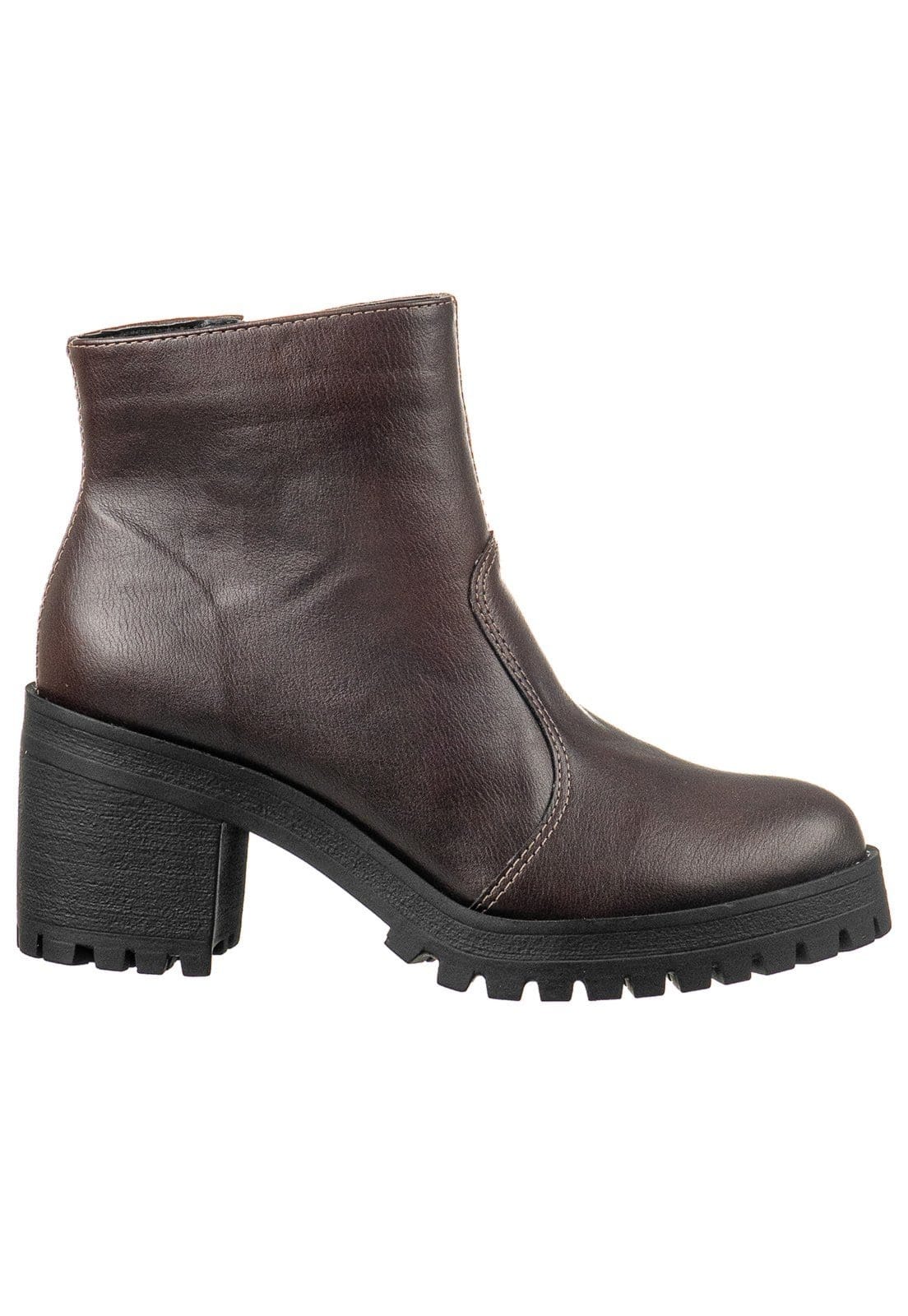 Vista 2 Coturno Botinha Tratorado S/médio VIA BIRIGUI marrom