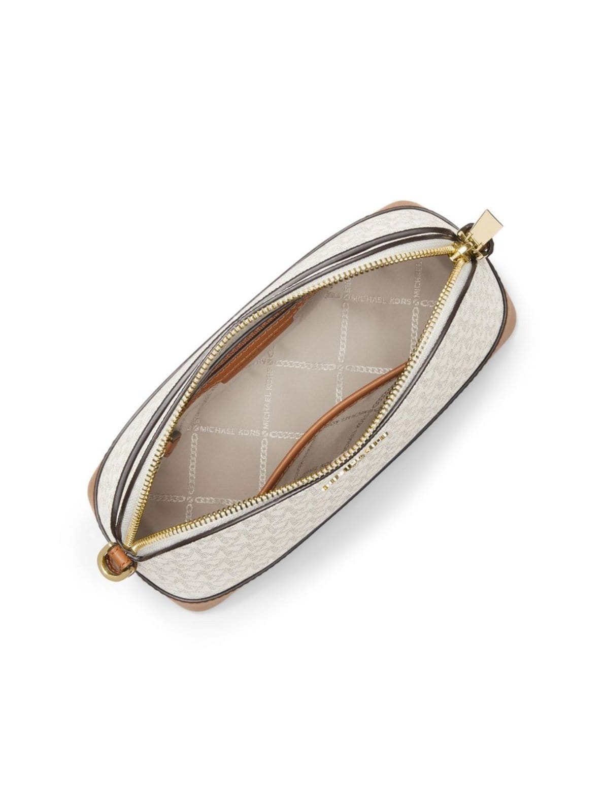 Vista 2 Bolsa Transversal Jet Set Logo Pequena 32T1gt9c3b149 Michael Kors branco