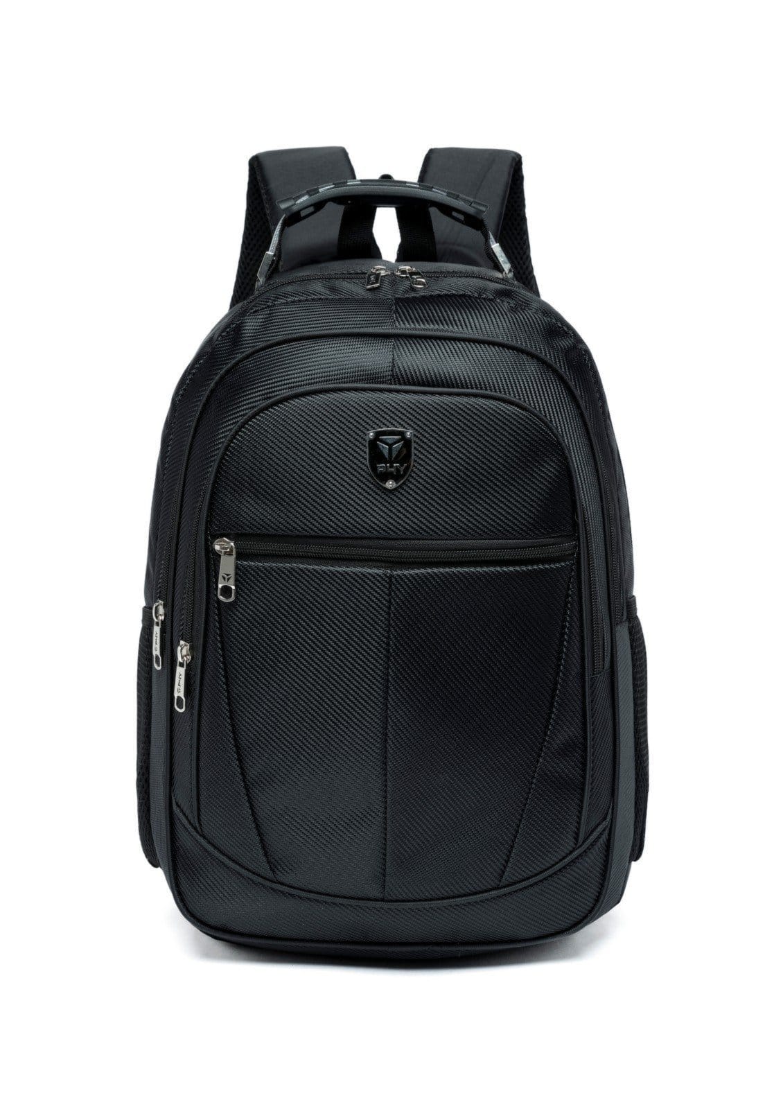 Vista principal Mochila Bolsa Executiva Notebook Faculdade Reforçada Trabalho Espaçosa Perfect For You preto
