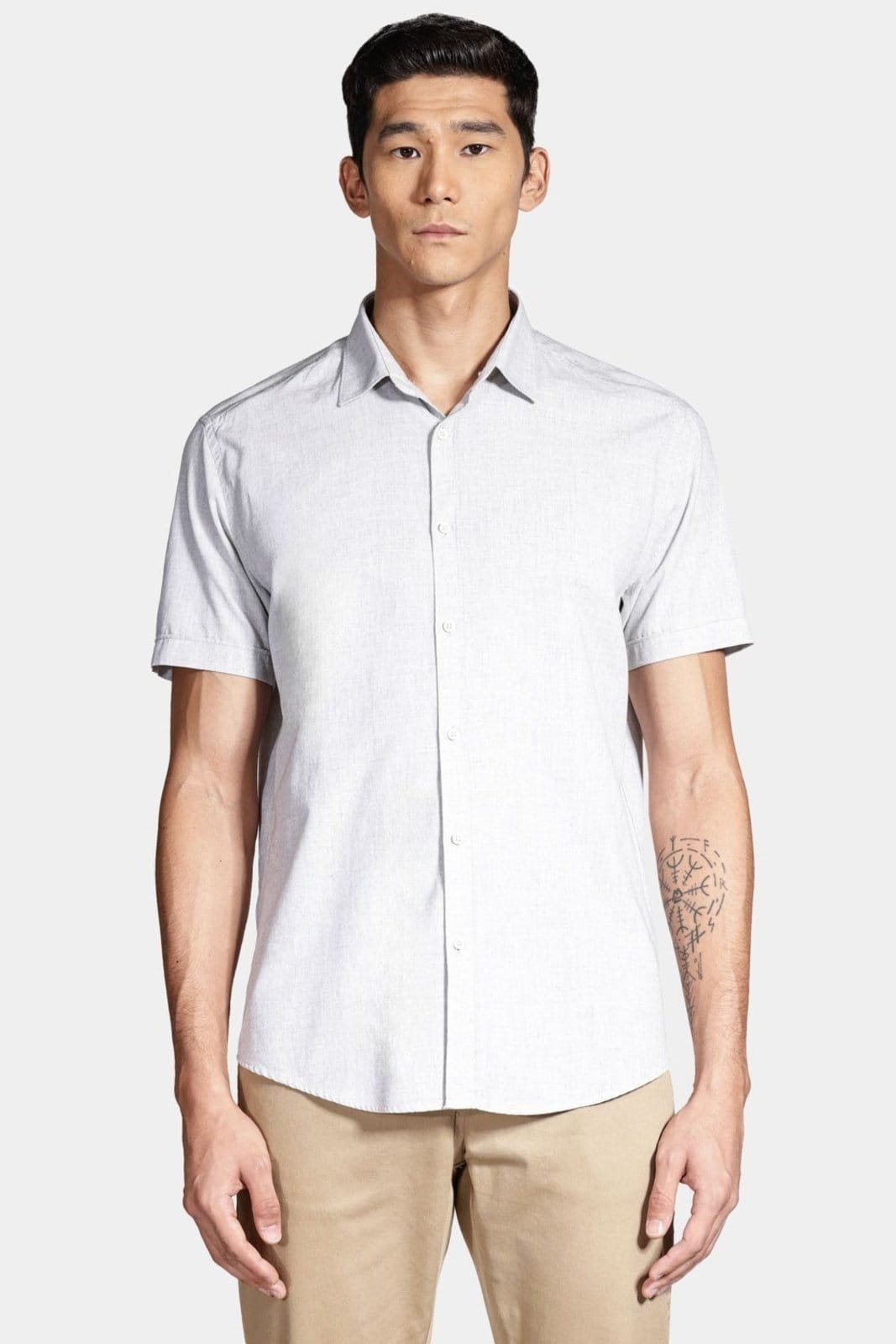 Camisa Aramis Manga Curta Cosmo SlimVerde Pistache