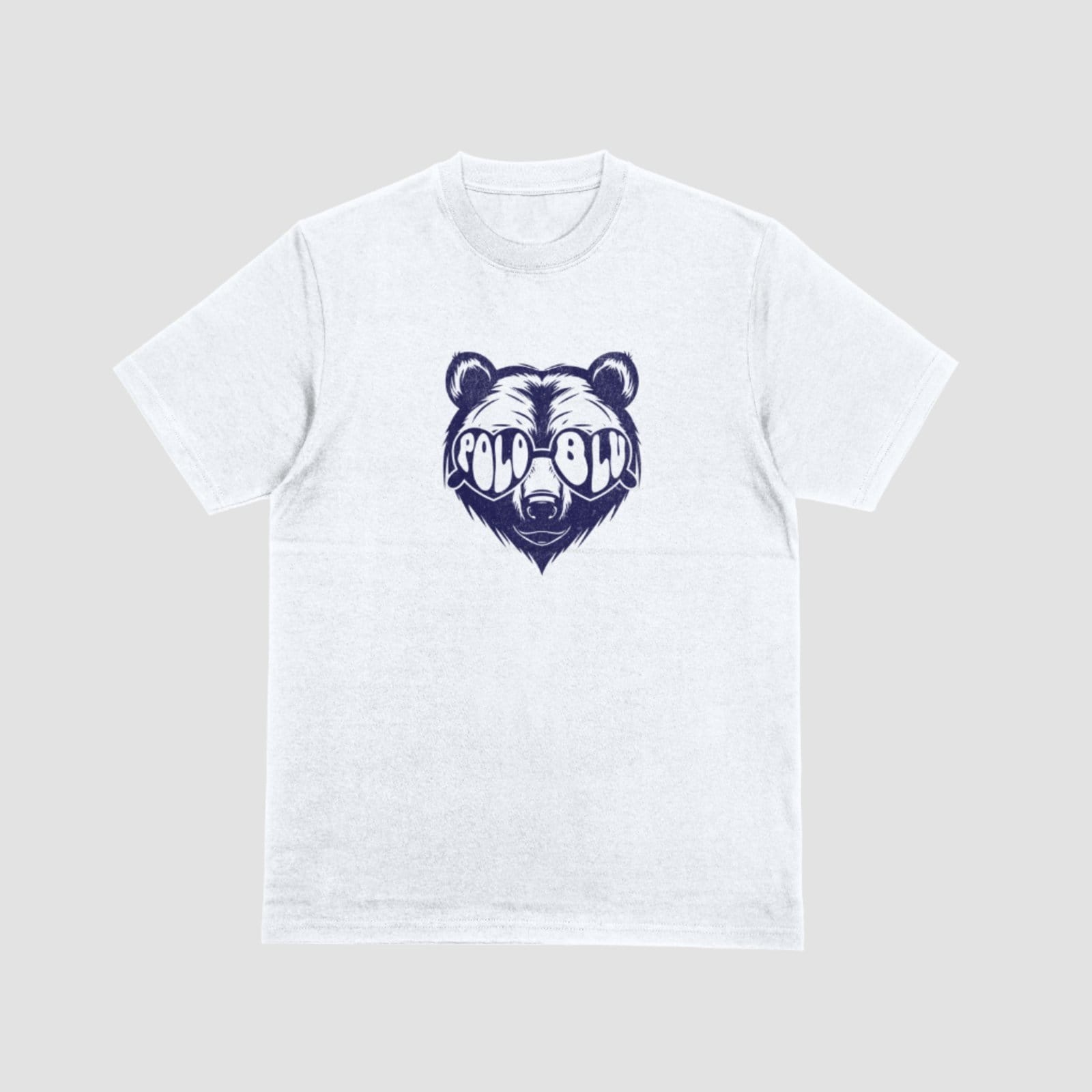 Vista 2 Camisa Camiseta Masculina Moderna Polo Blu Malha Algodão Branca do P ao Polo Blu branco blu