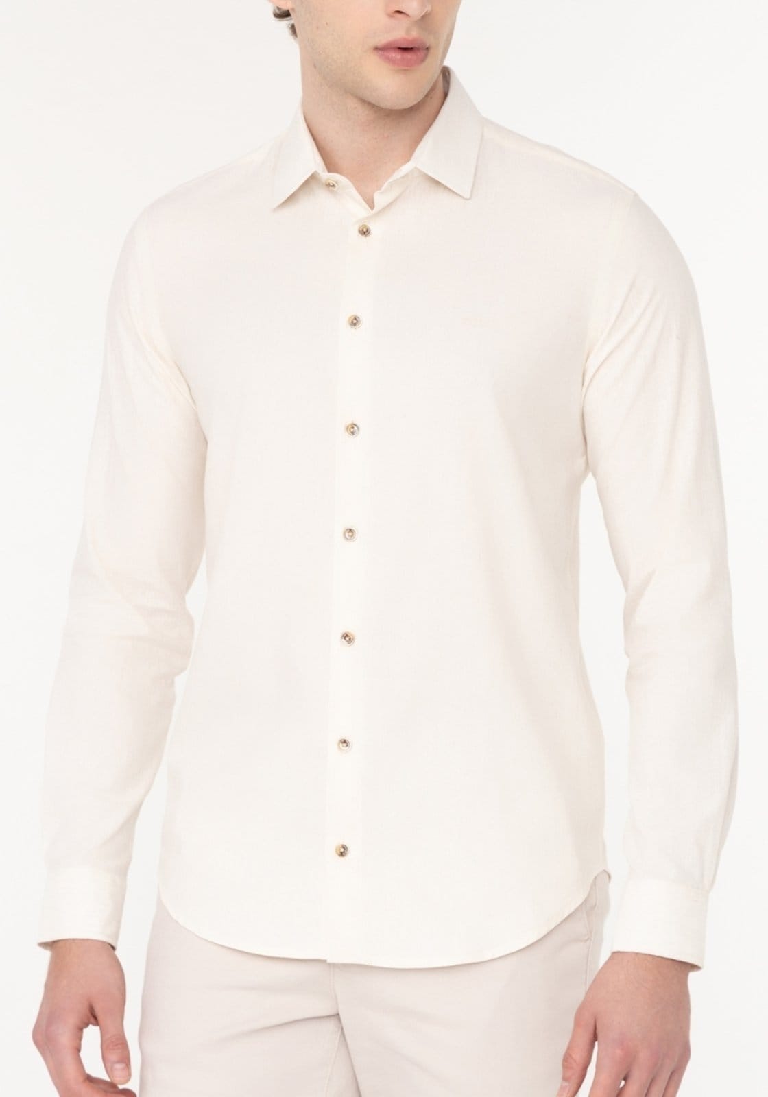 Camisa Masculina Slim em Linho - 2