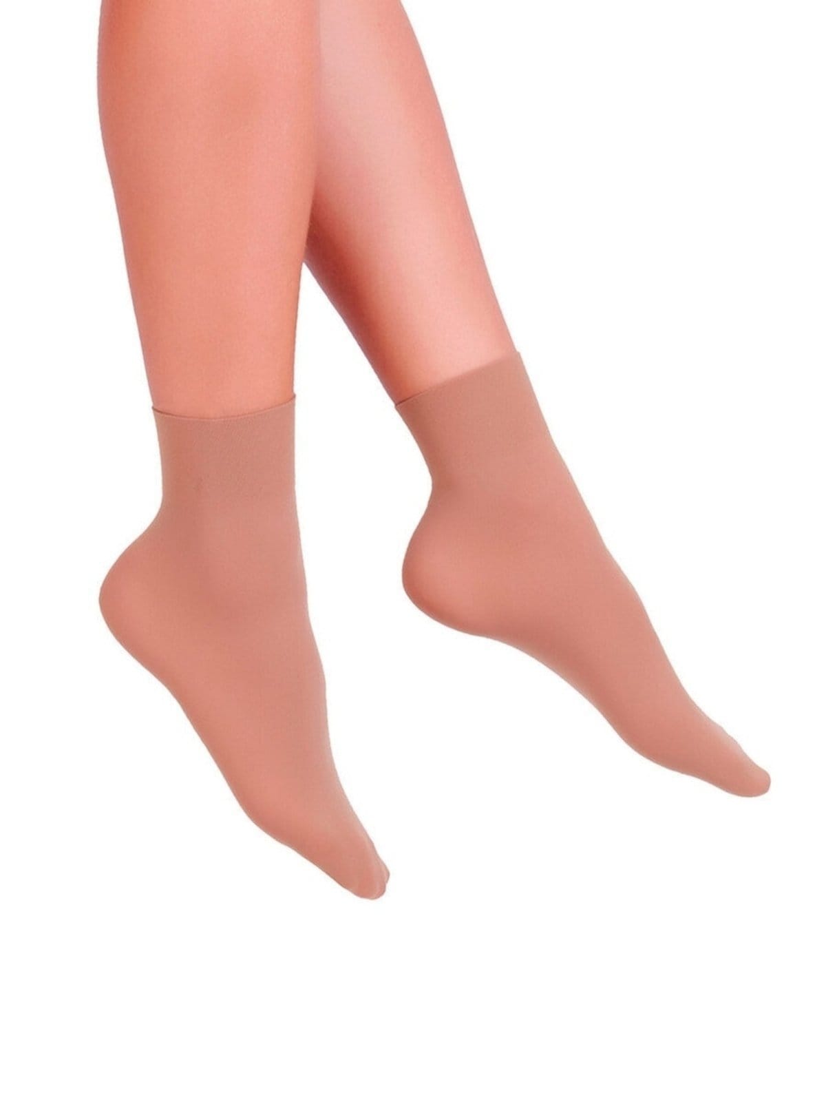 Vista 2 Kit 10 Pares de Meias Fio 40 Opaca Lupo Lupo bege