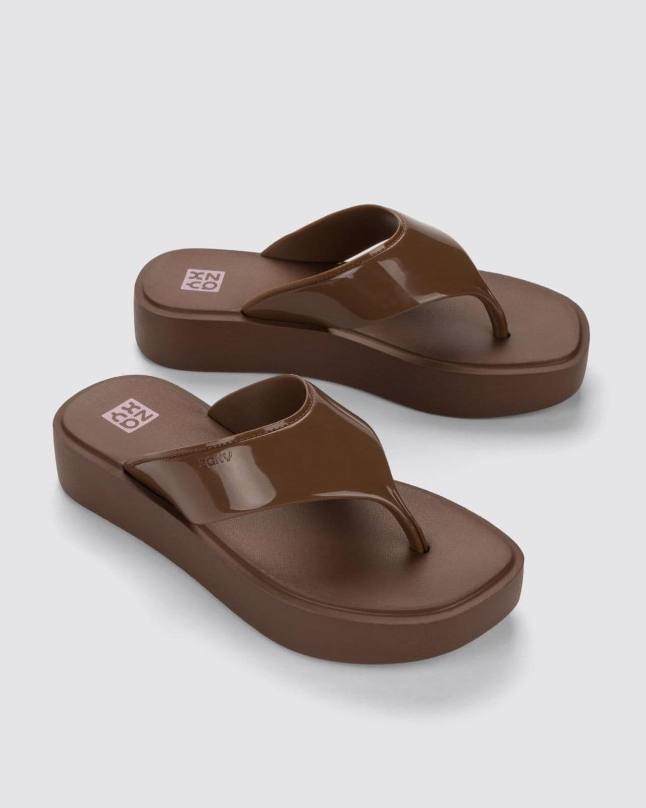 Vista principal Sandália Plataforma Feminina Adulta Zaxy Zoom Zaxy roxo