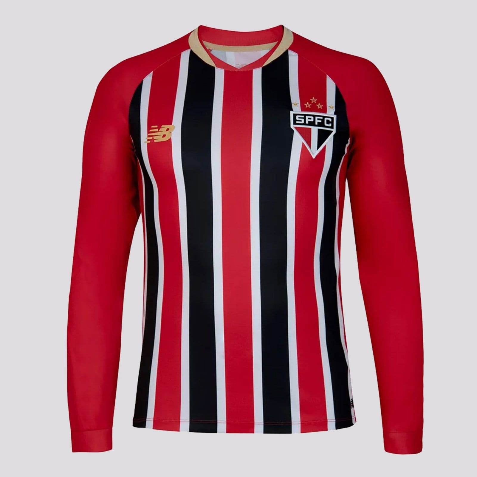 Camisa New Balance São Paulo II 2025 Manga Longa