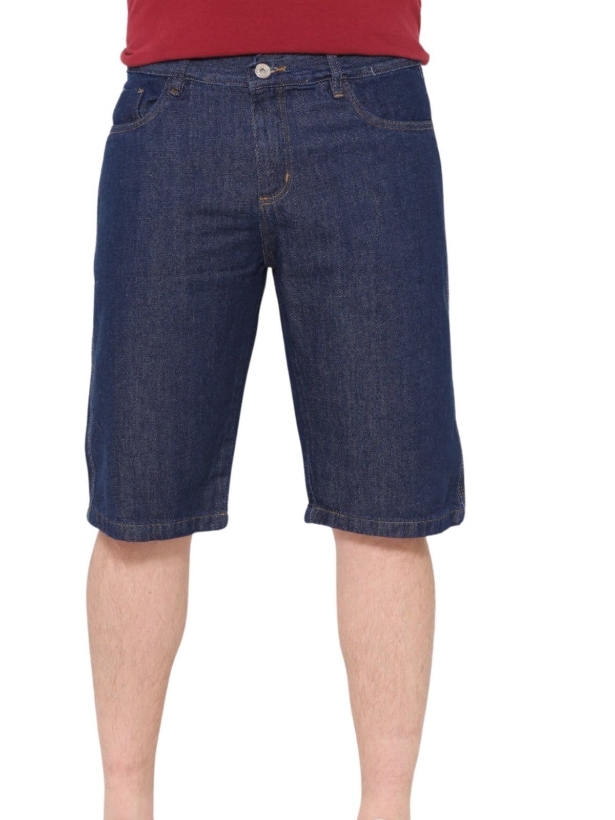 Bermuda Masculina Jeans Light Balão Escuro