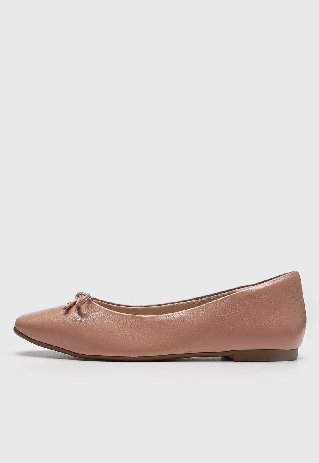 Vista principal Sapatilha Feminina cê Laço BEBECÊ nude