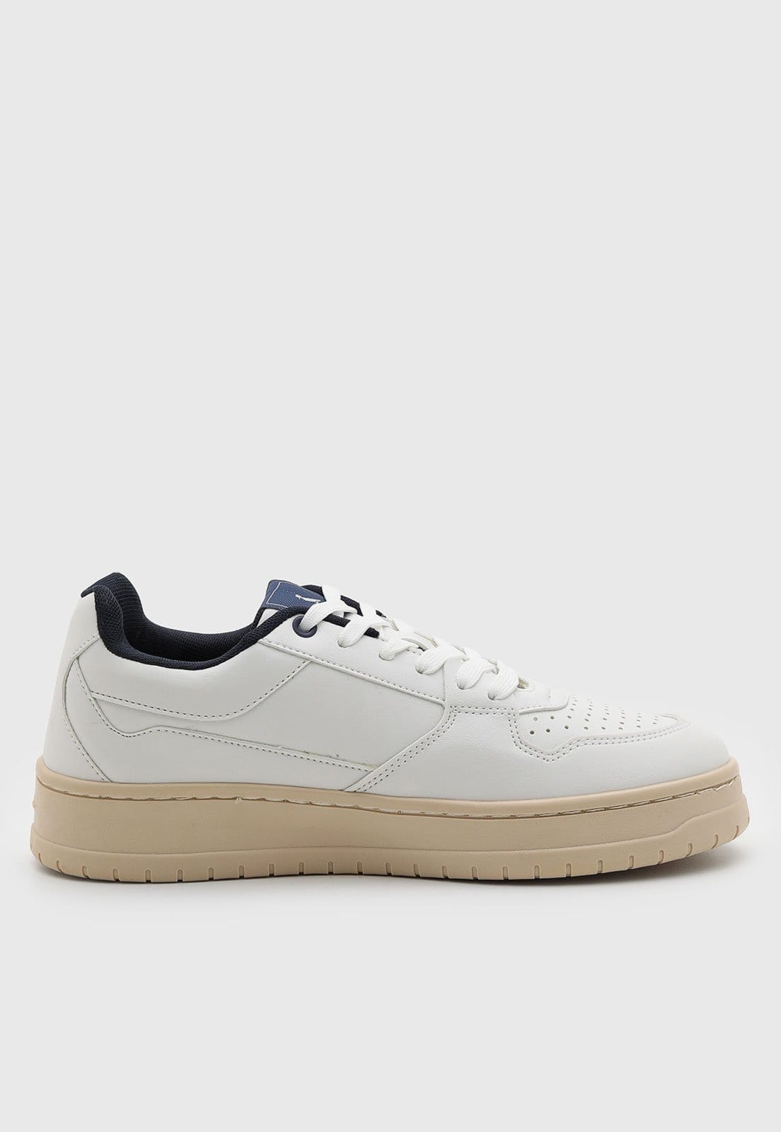 Vista 2 Tênis Masculino Reserva Casual Bico Redondo Reserva branco