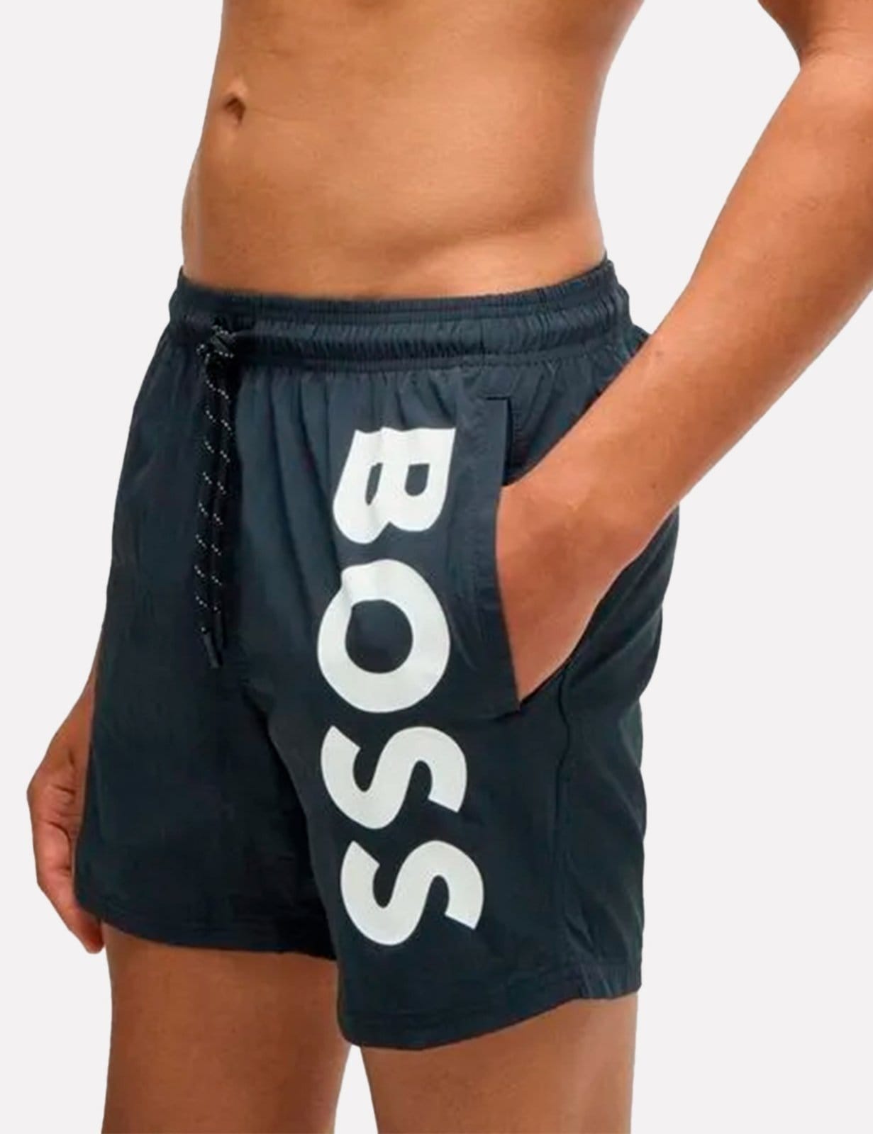 Vista 2 Short Hugo Boss Masculino Regular Beach Octopus Hugo Boss preto