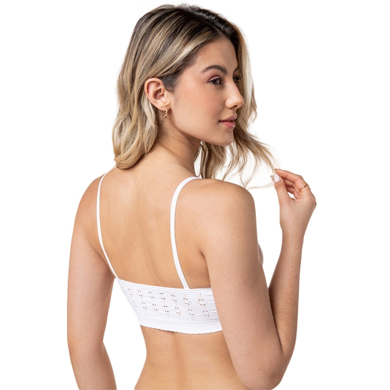 Vista 2 Sutiã Loba Angel Sem Costura 41260 Lupo branco