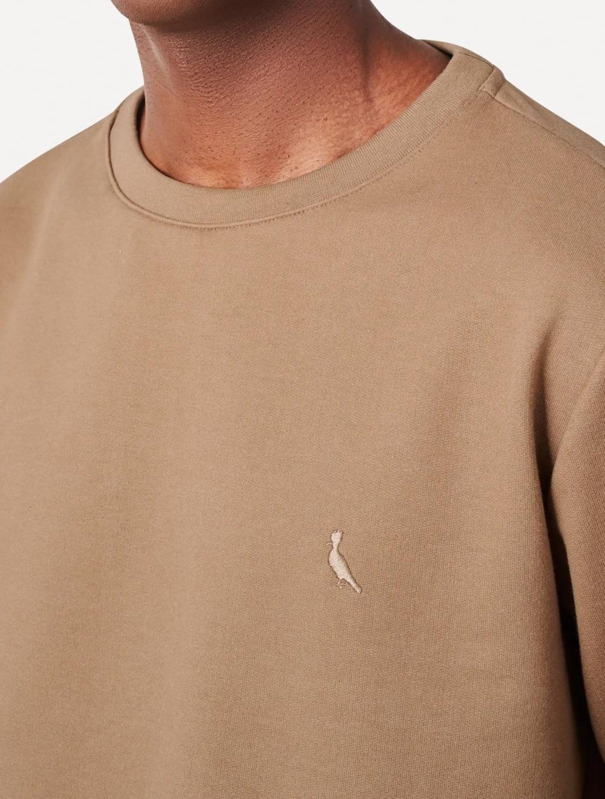 Vista 2 Moletom Reserva Masculino Crewneck Woodpecker Reserva cáqui