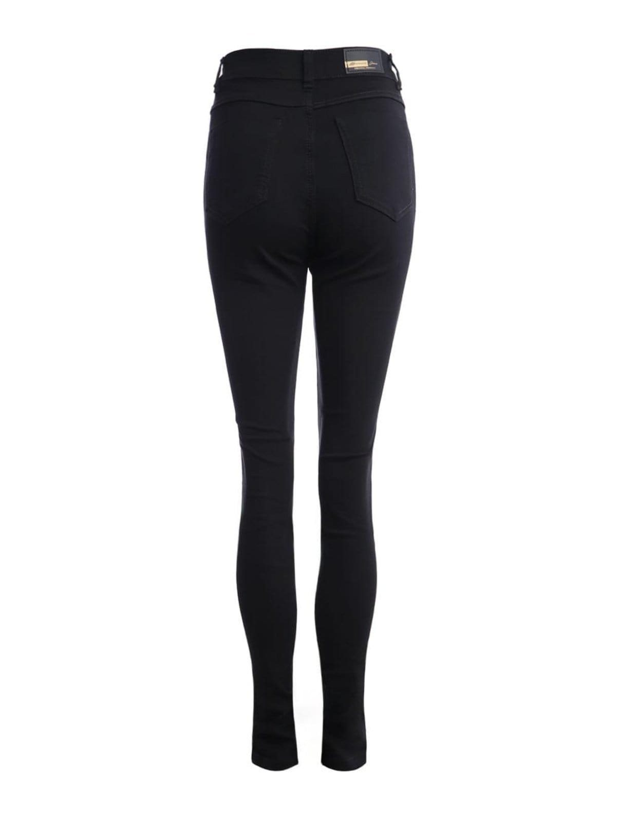 Vista 2 Calça Sarja Hot Pants Sawary Feminina Sawary preto