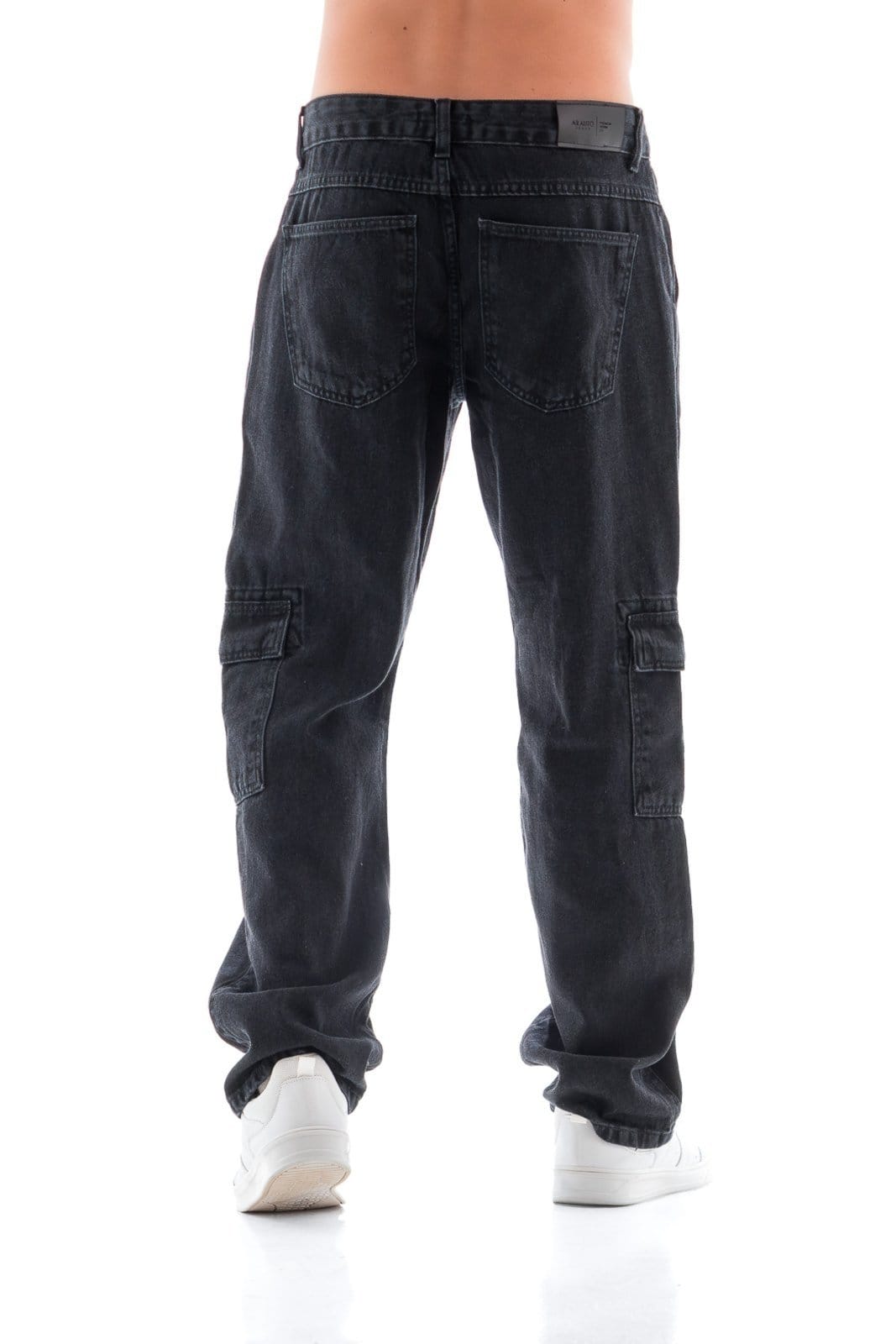 Vista 2 Calça Jeans Masculina Arauto Reta Comfy Cargo ARAUTO JEANS preto