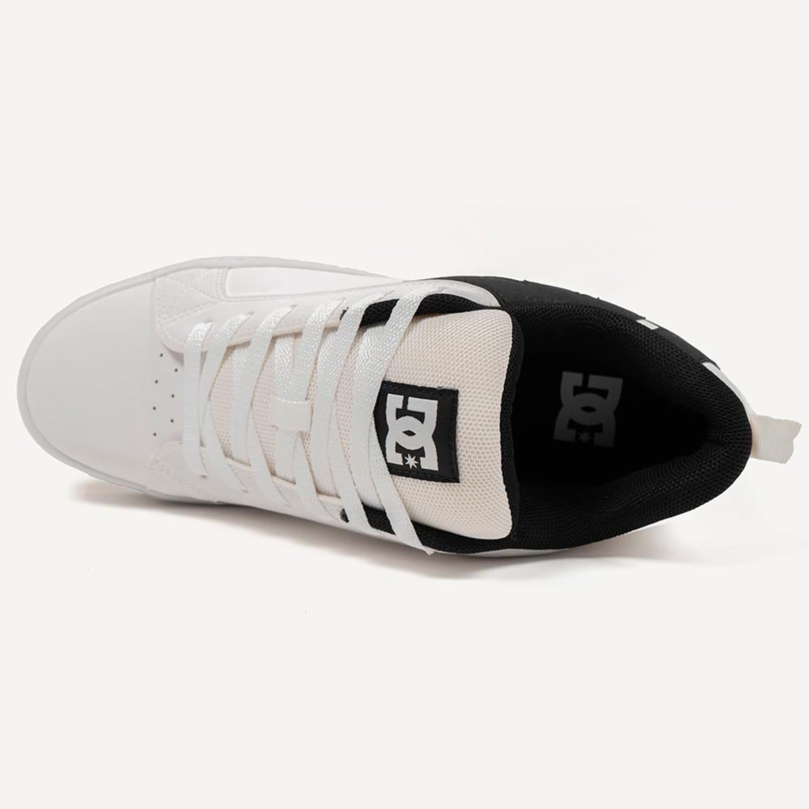 Vista 2 Tênis DC Shoes DC Court Graffik SD WT25 White/Black DC Shoes branco white