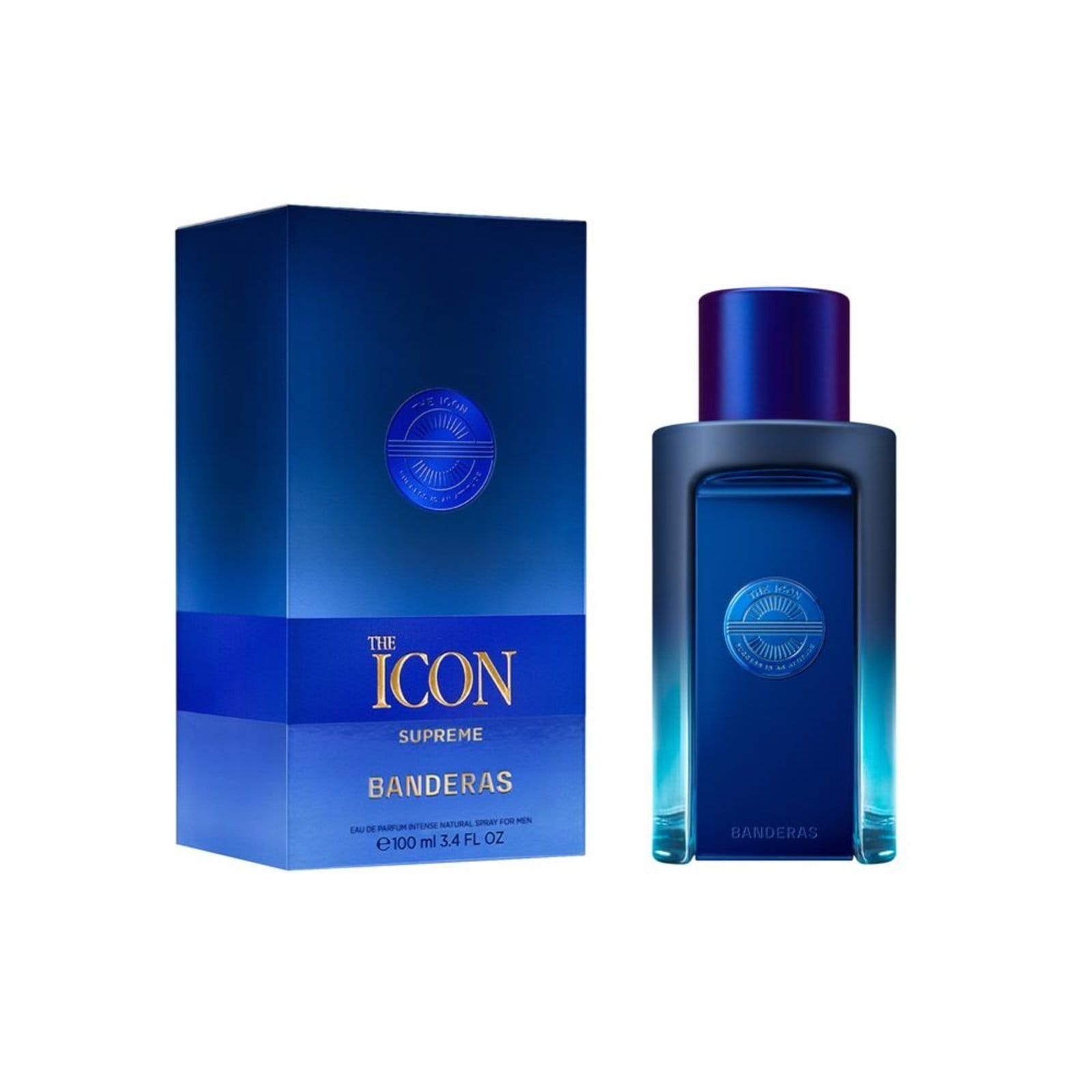 Vista 2 Banderas The Icon Supreme Edp Intense For Men 100Ml Banderas incolor