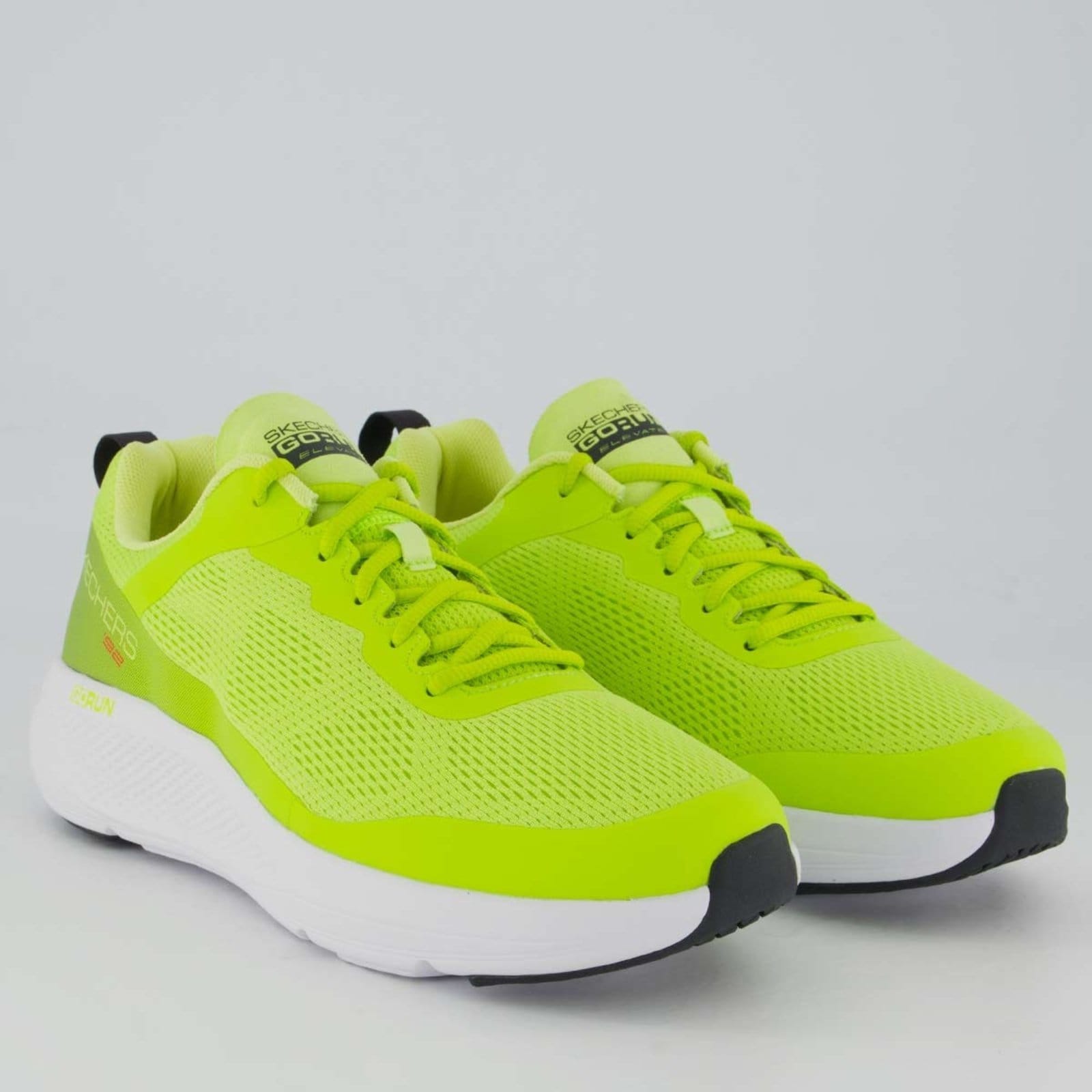 Vista 2 Tênis Skechers Go Run Elevate Limão Skechers verde