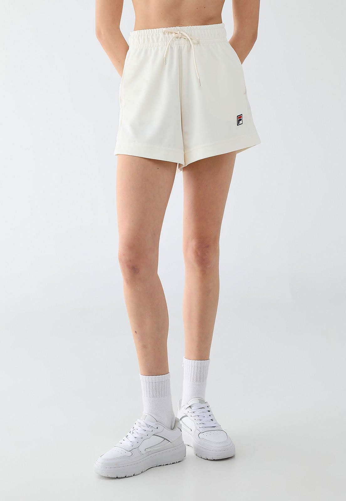 Shorts Feminino Fila Heritage Off-White