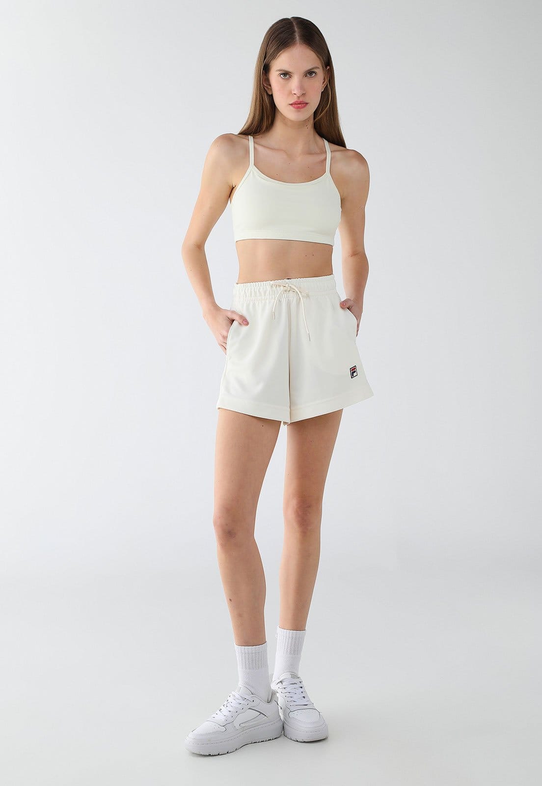 Vista 2 Shorts Feminino Fila Heritage Off-White Fila off-white white