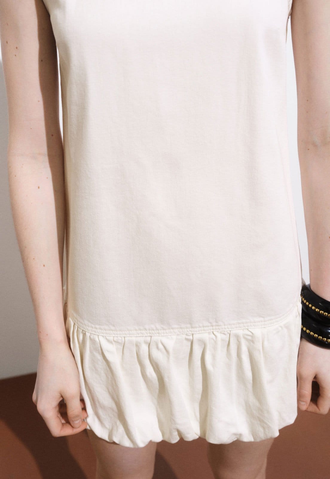 Vista 2 Vestido Mango Curto Bubble Off-White Mango off-white white