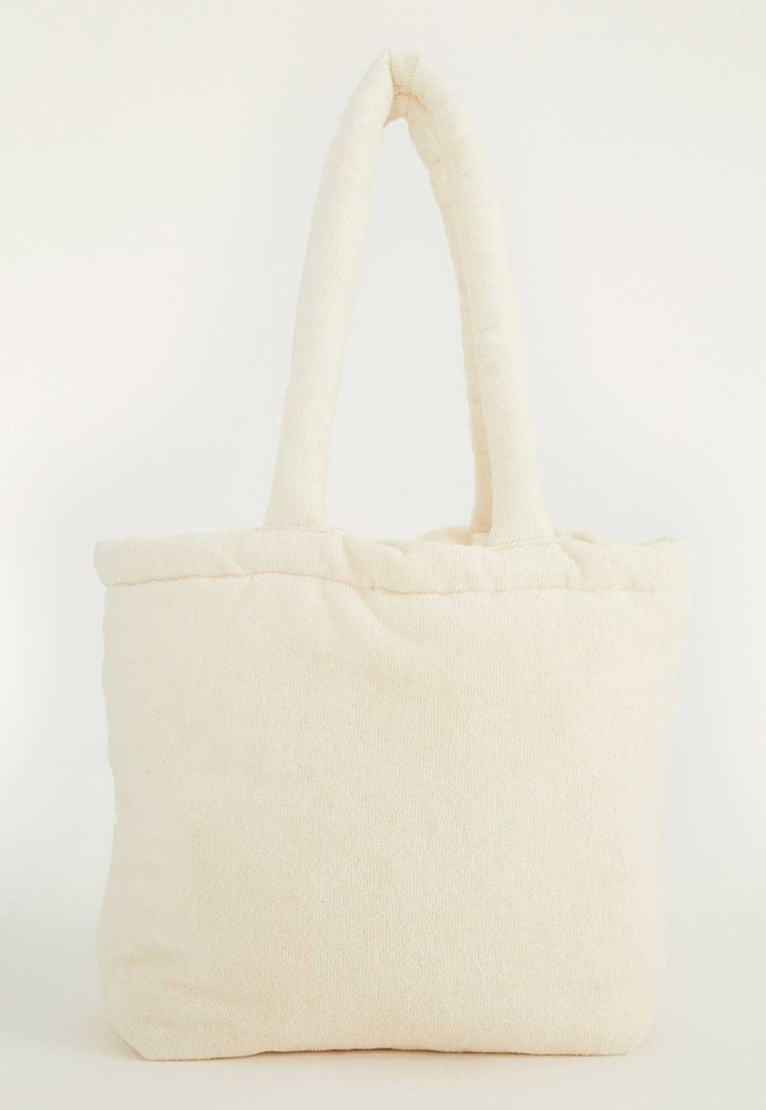 Vista 2 Bolsa Feminina FARM Solzão Rio Bordada Off-White FARM off-white white