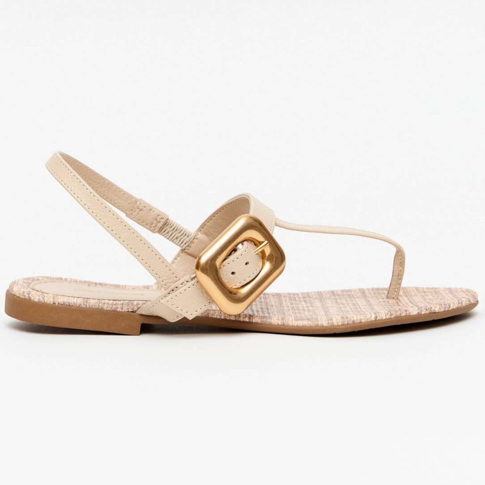 Rasteira Lança Perfume Palha Pr26 Feminino