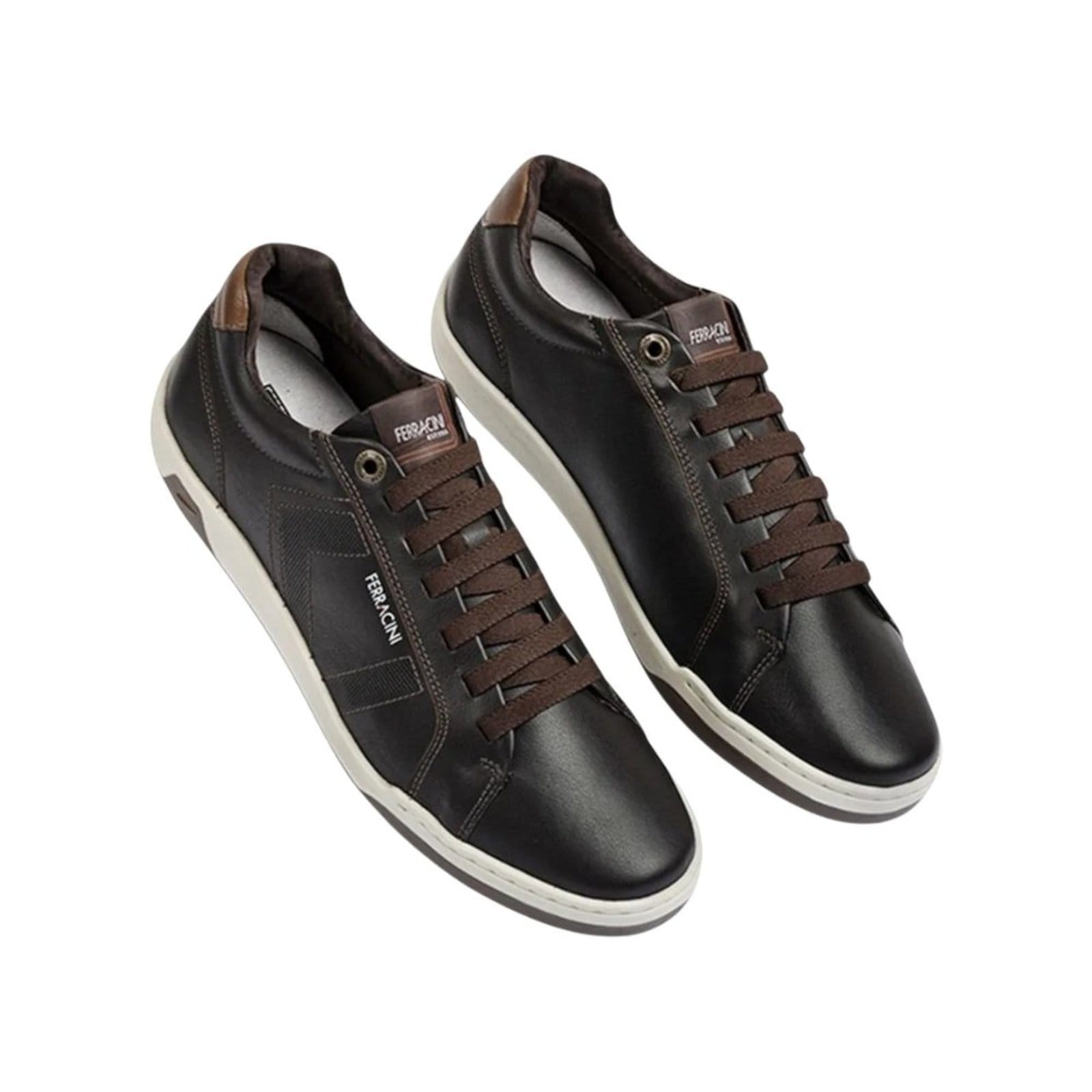 Vista 2 Sapatênis Ferracini Couro Lexus 7052267C FERRACINI marrom