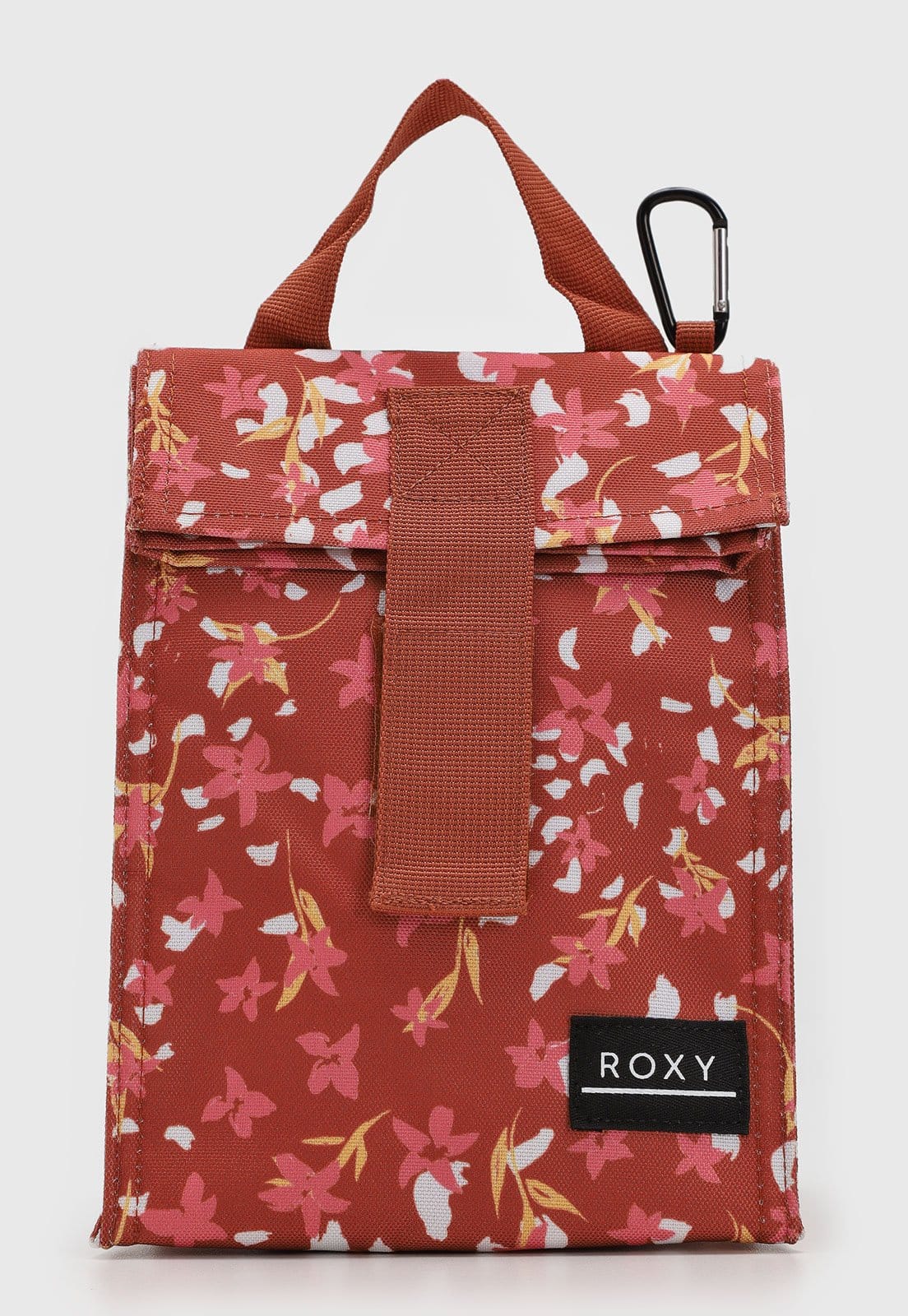 Bolsa Tiracolo Roxy Lunch Hour Floral Vermelha