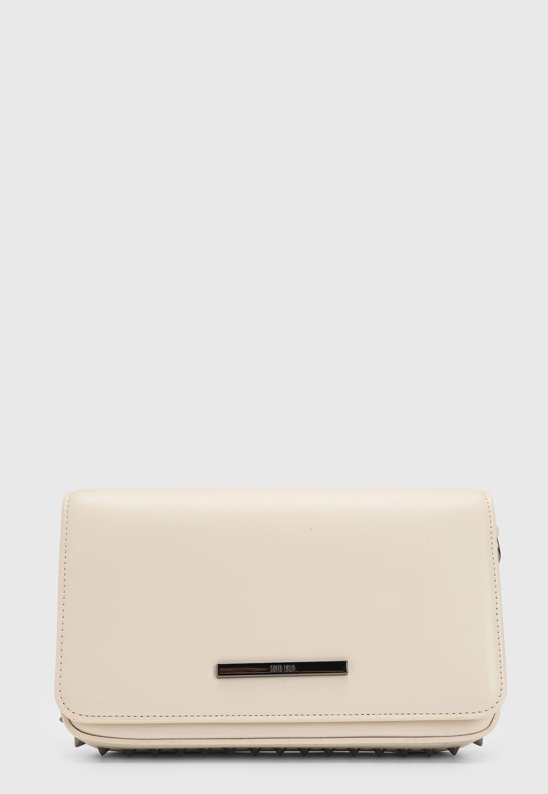 Vista 2 Bolsa Tiracolo Santa Lolla Alça Com Spark Off-White Santa Lolla off-white white