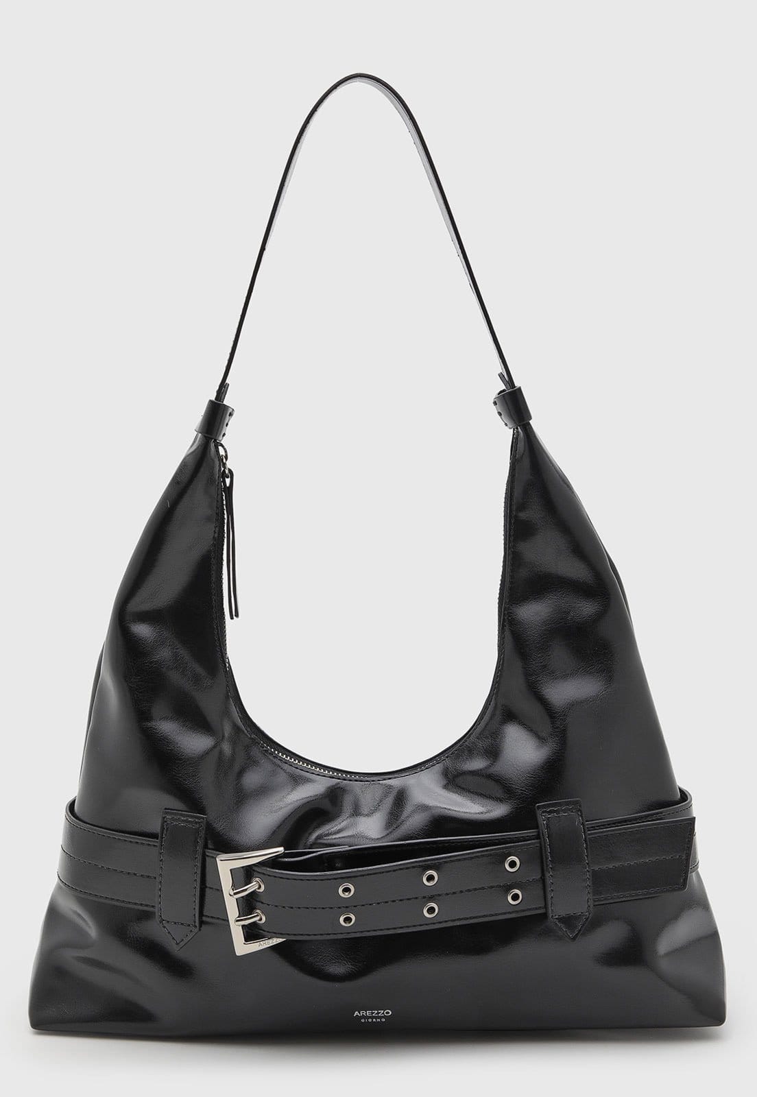 Bolsa Feminina Arezzo Cinto Decorativo Preta