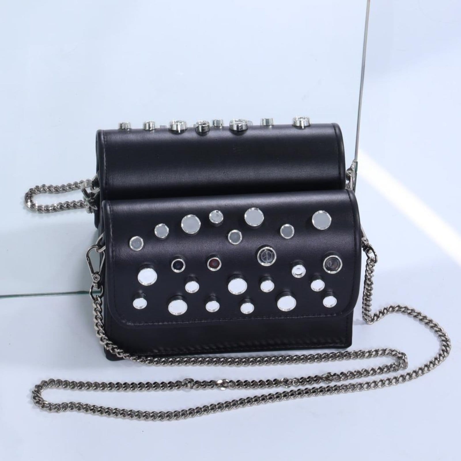 Vista 2 Bolsa Zariff Mia com Maxi Esferas Preto Zariff incolor