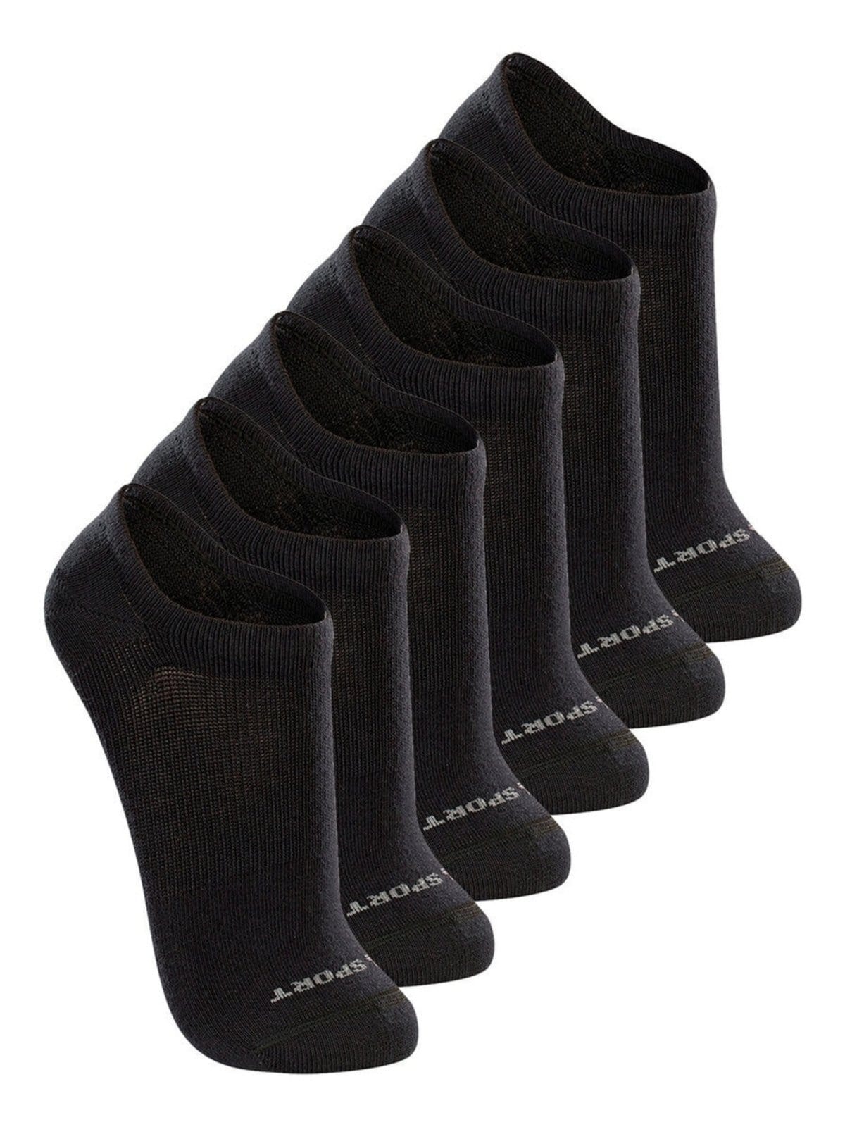 Kit com 6 Meias Esportiva Invisível Lupo