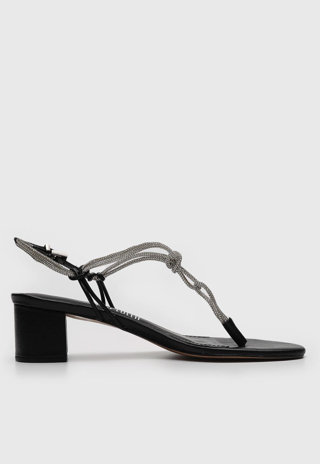 Vista 2 Sandália Santa Lolla Tira Hotfix Preta Santa Lolla preto