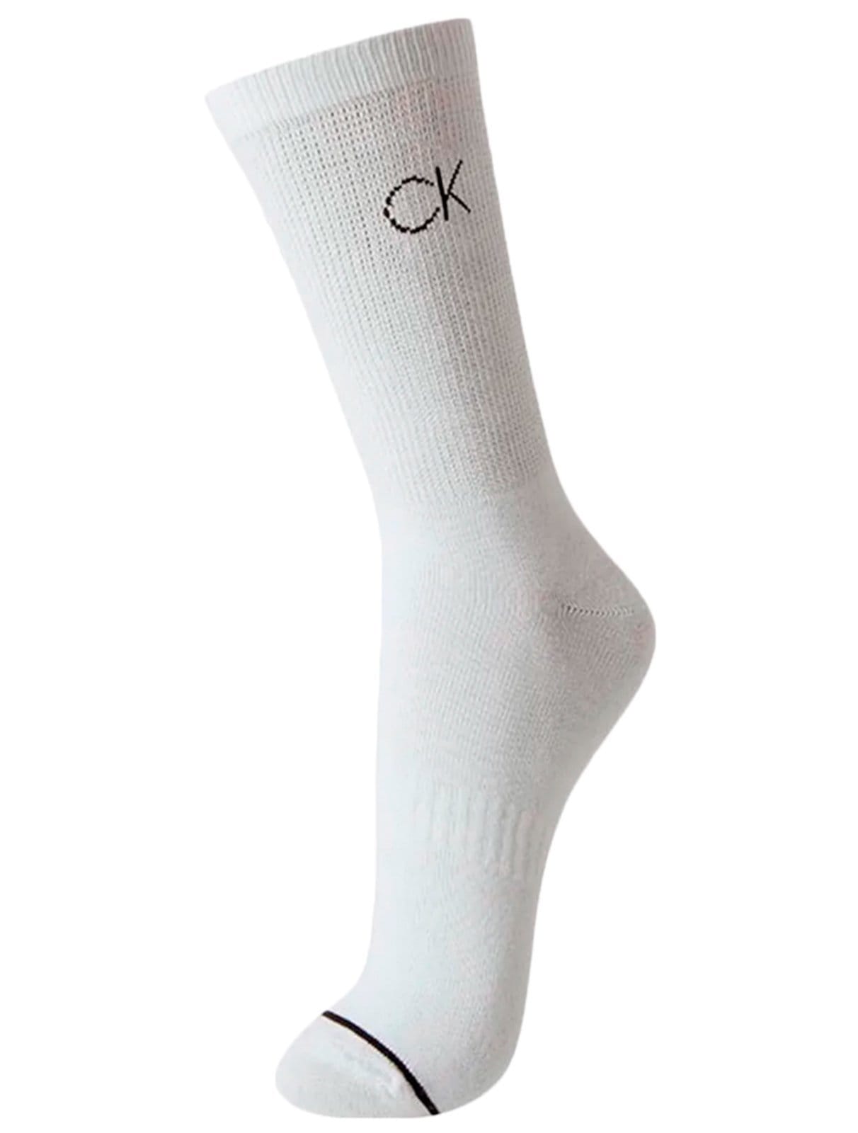 Meia Calvin Klein Esportiva Cano Longo Branca 1UN