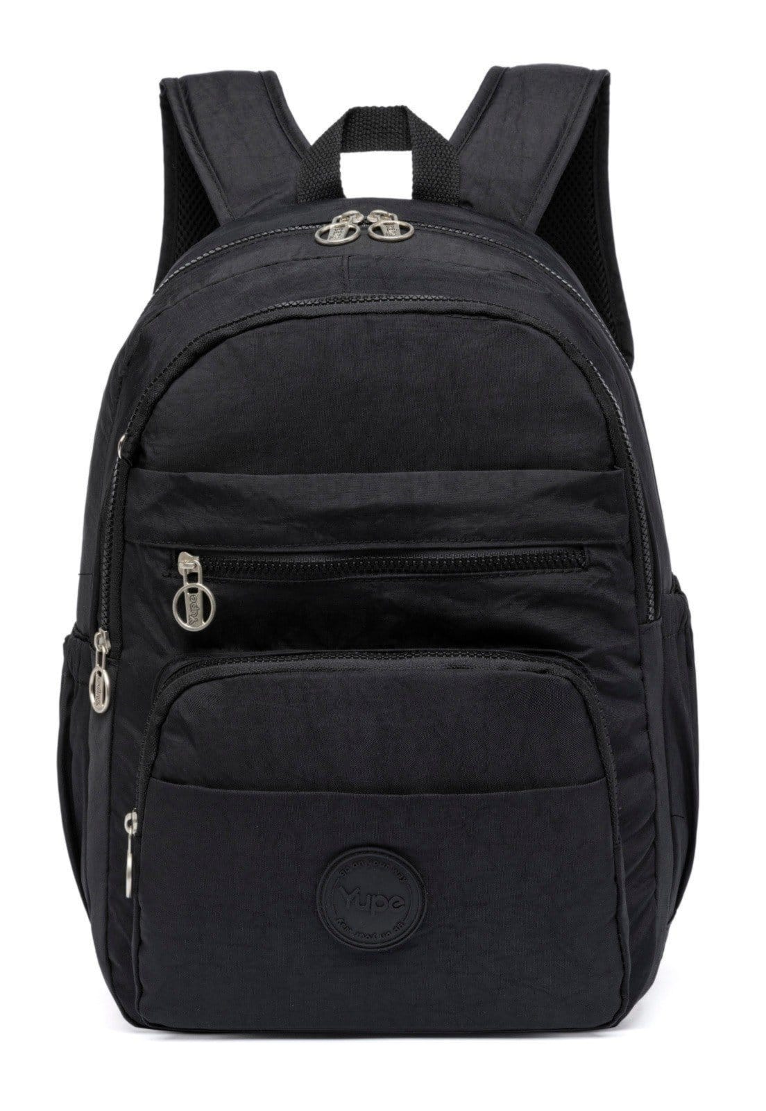 Vista principal Infantil - Mochila Feminina Faculdade Bolsa Escola Espaçosa Casual YUPE preto