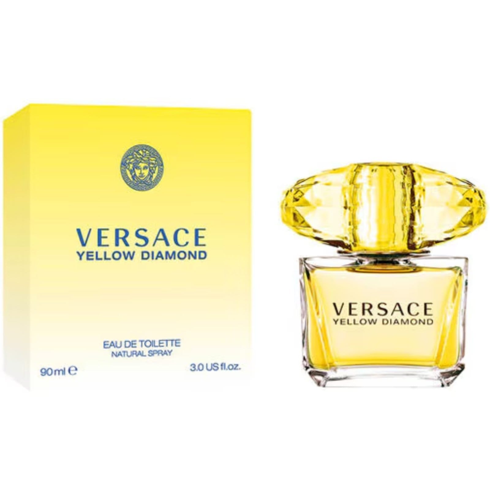 Vista 2 Versace Yellow Diamond Perfume Feminino Eau de Toilette 90 ml Versace incolor yellow
