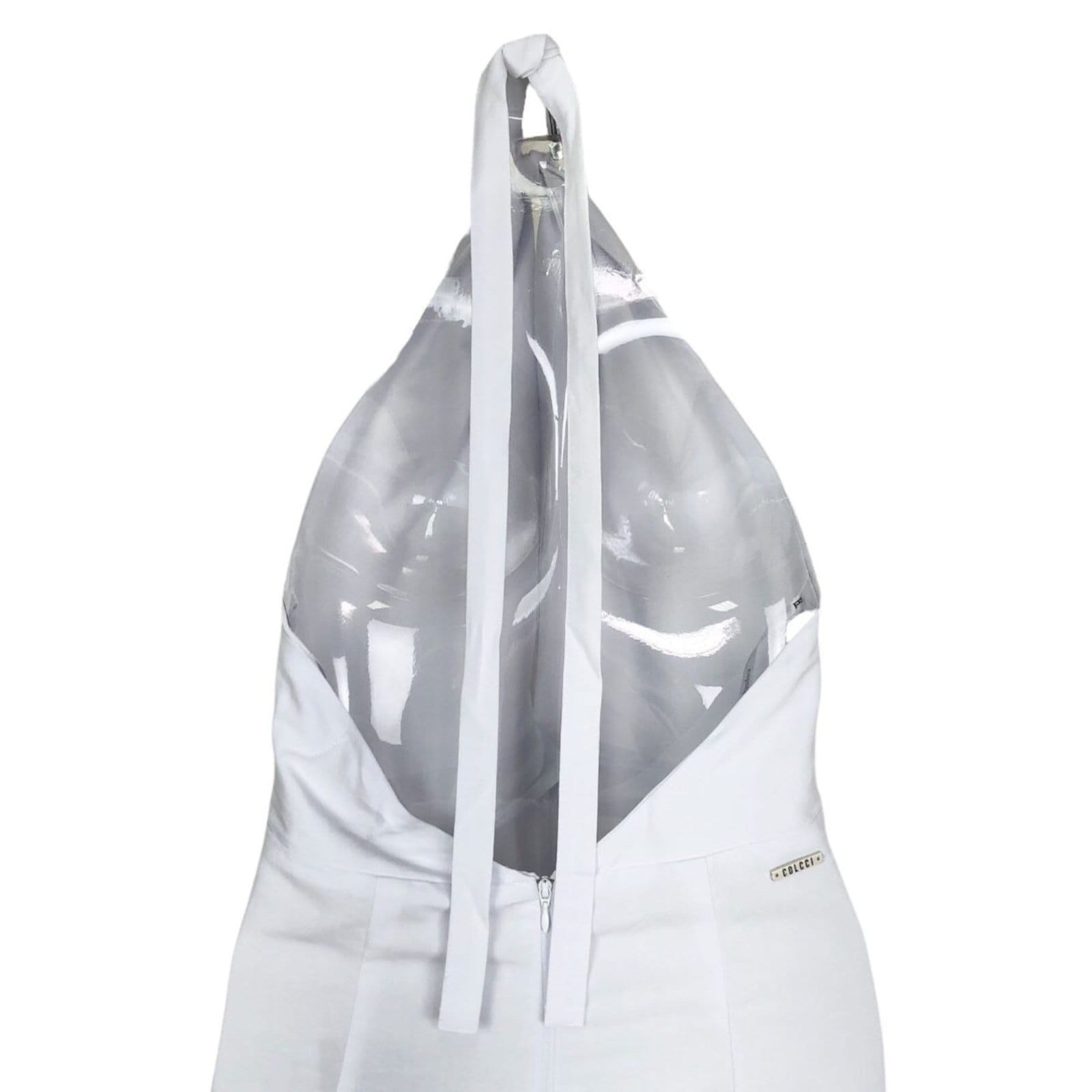 Vista 2 Vestido Linho Longo Frente Única Colcci Colcci branco