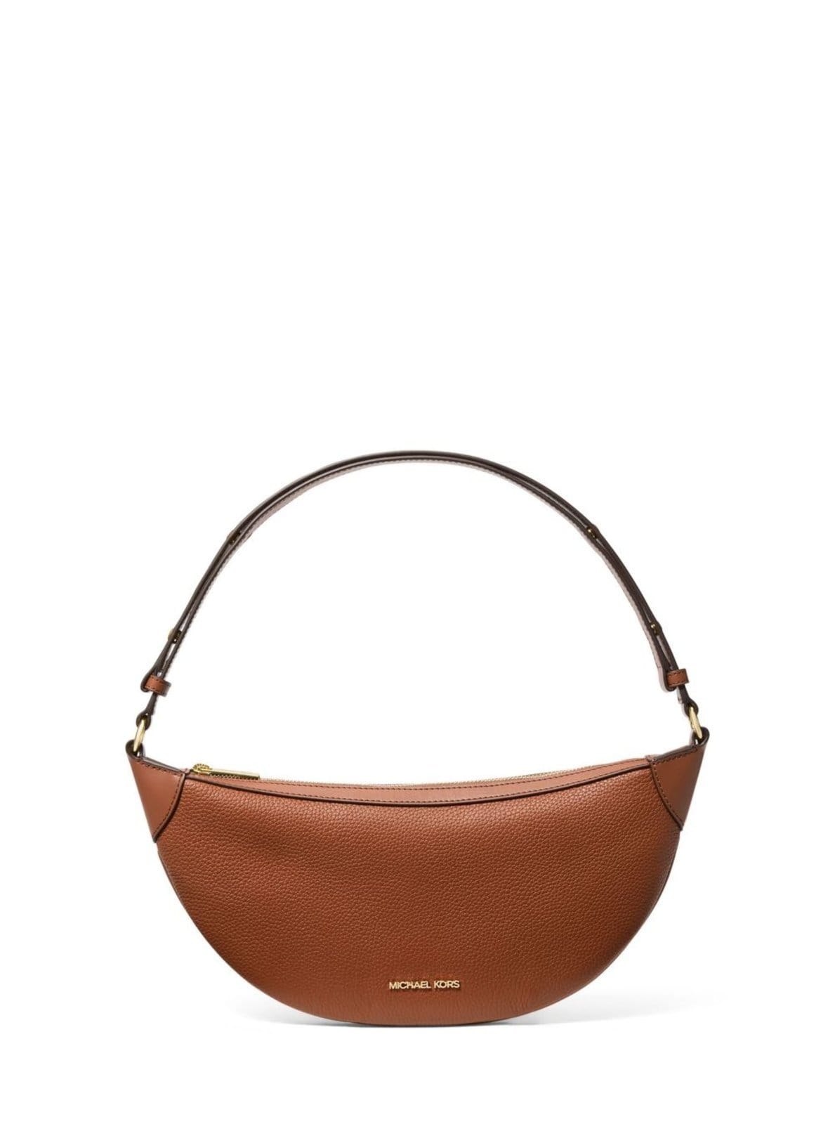 Vista 2 Bolsa De Ombro Hollis Média De Couro 35S5g4wl6j230 Michael Kors marrom