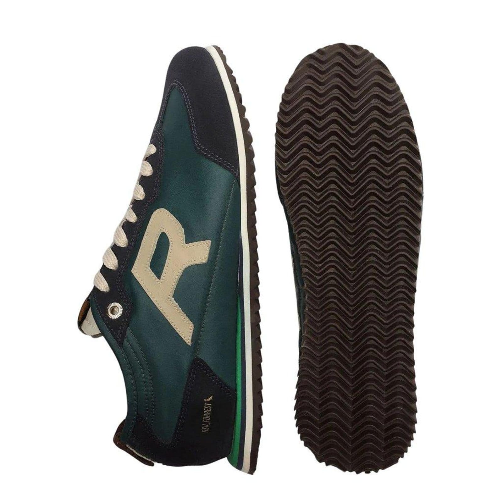 Vista 2 Tenis Masculino Reserva Forrest Preto e Verde RESERVA GO preto verde