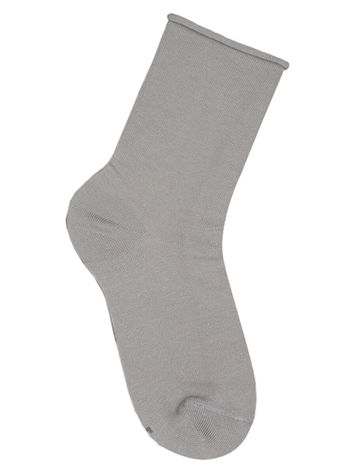 Vista 2 Kit com 3 Meias sem Punho Cano Médio Lupo Lupo cinza