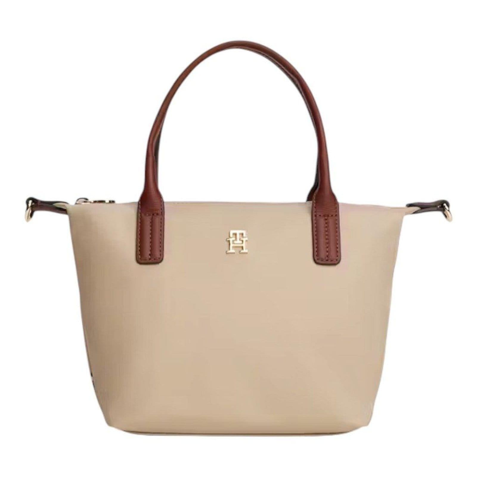 Bolsa de Mão Tommy Hilfiger Popette Mini Tote Feminino Bege