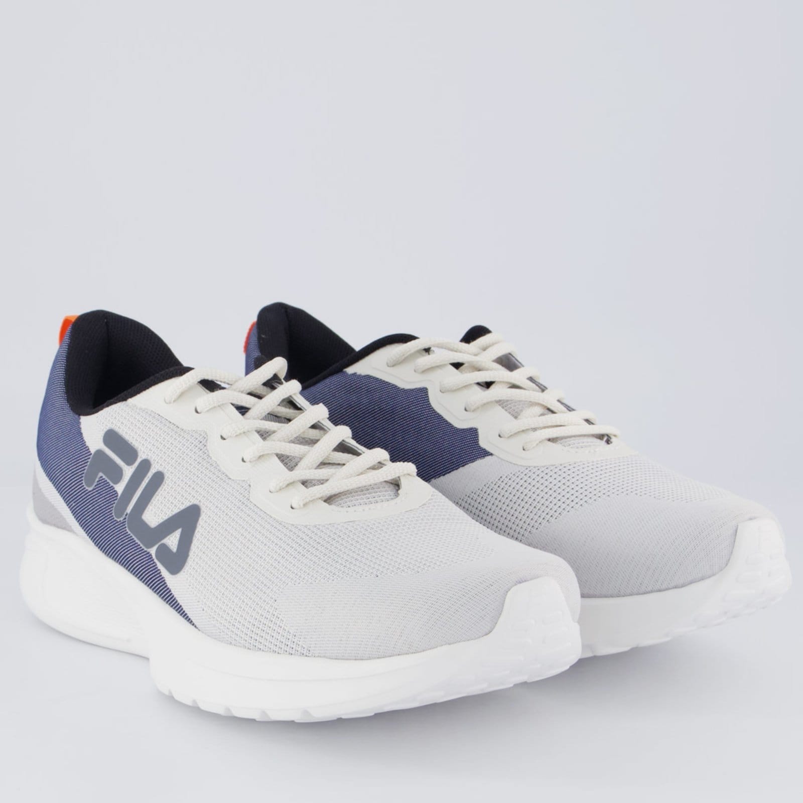 Vista 2 Tênis Fila Vector e Marinho Fila cinza